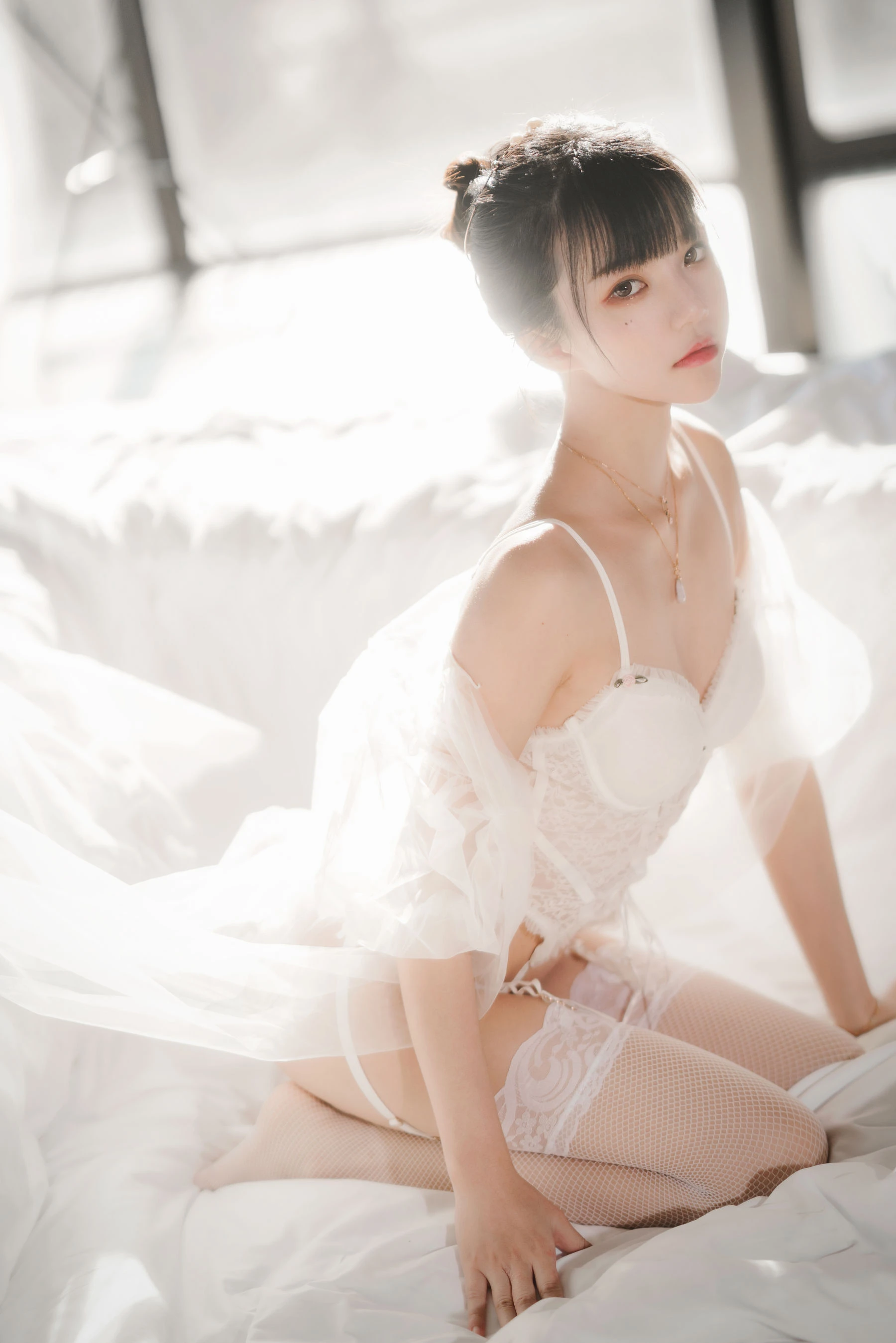 桜桃喵 – 白纱糖01插图6