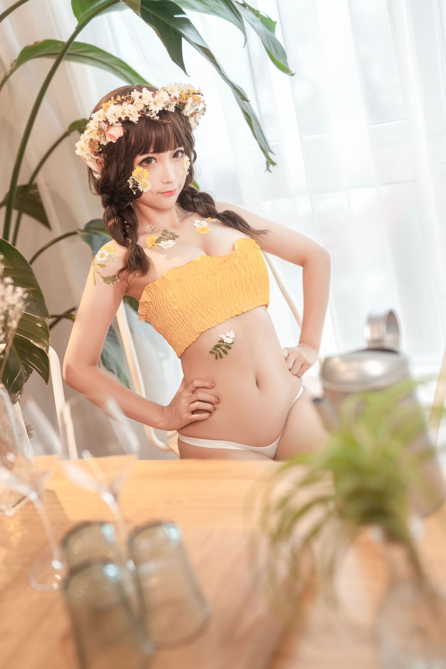 动漫博主蠢沫沫 – 尖耳国度 花精灵 [38P]插图2