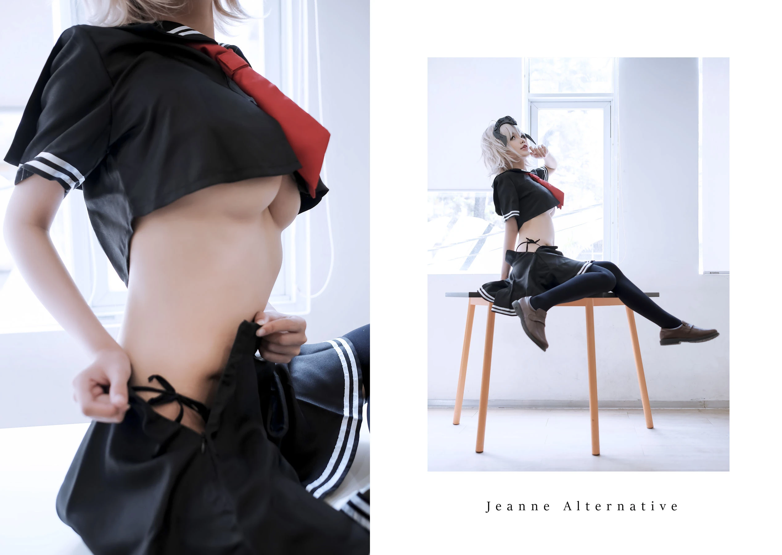 Azami福利 – Jalter Seifuku插图1