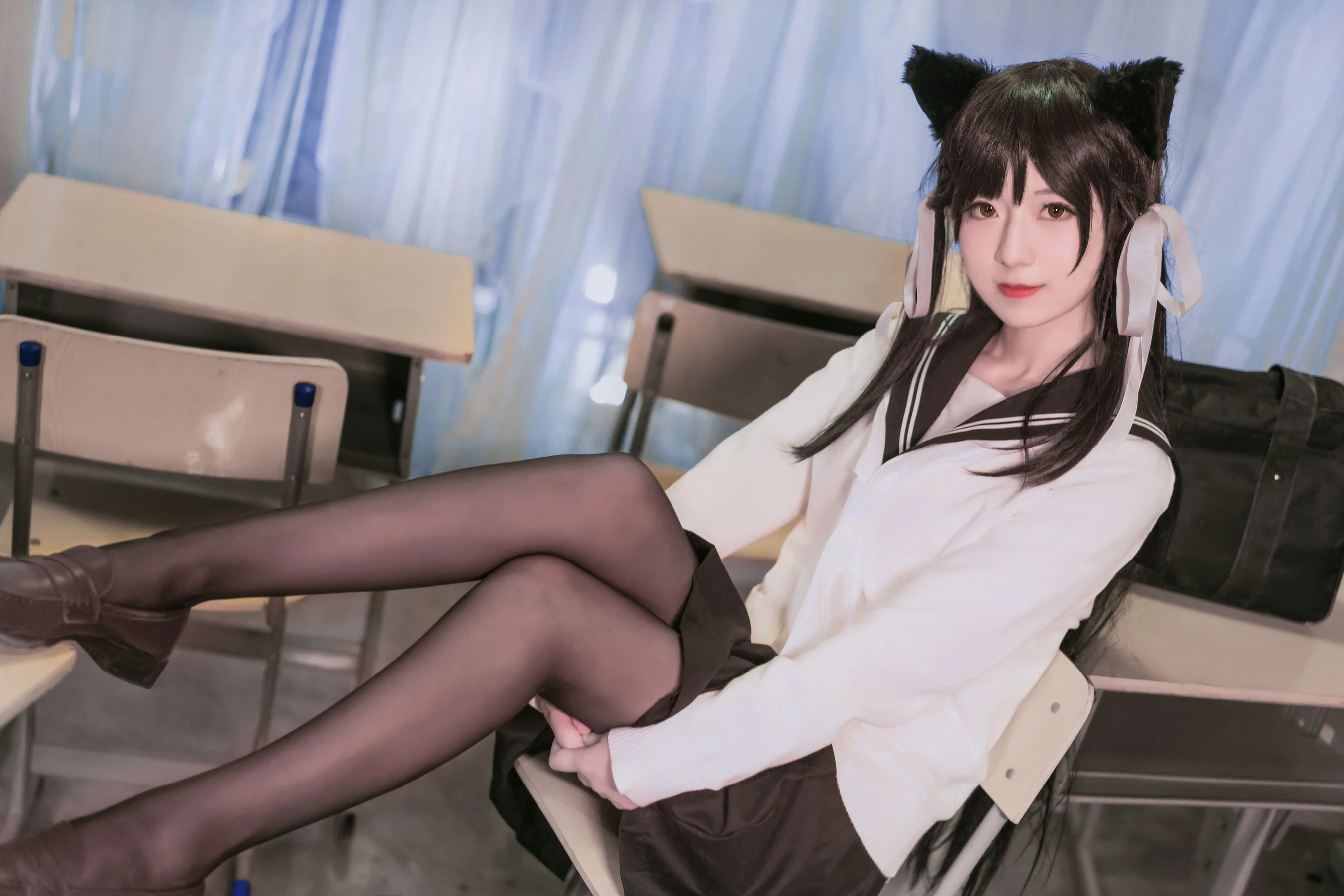 小姐姐弥音音ww 爱宕校服插图6