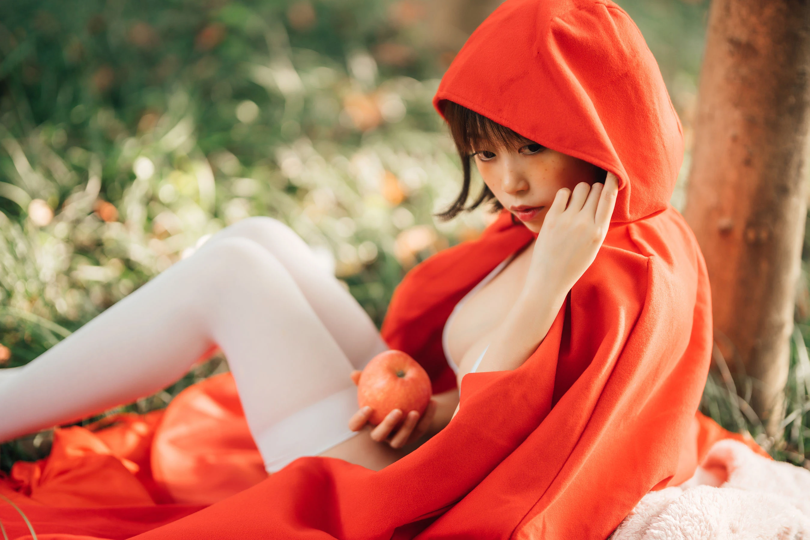 萌妹奈汐酱nice – 大红帽插图8