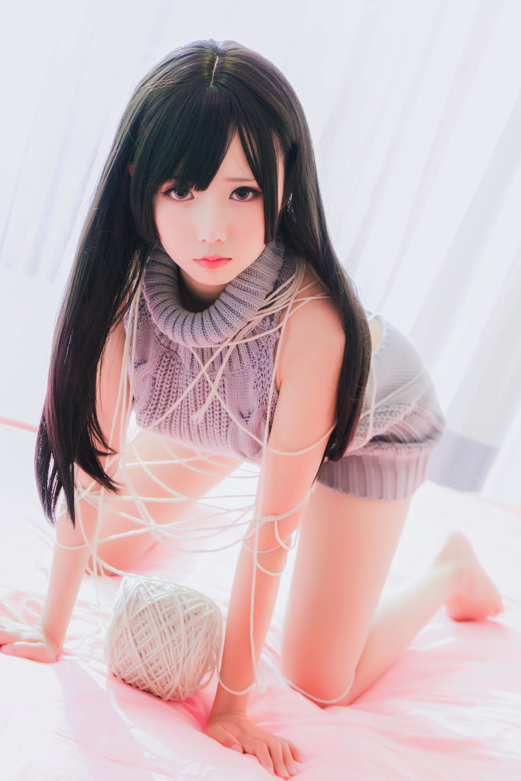 面饼仙儿 – 露背毛衣！！插图8