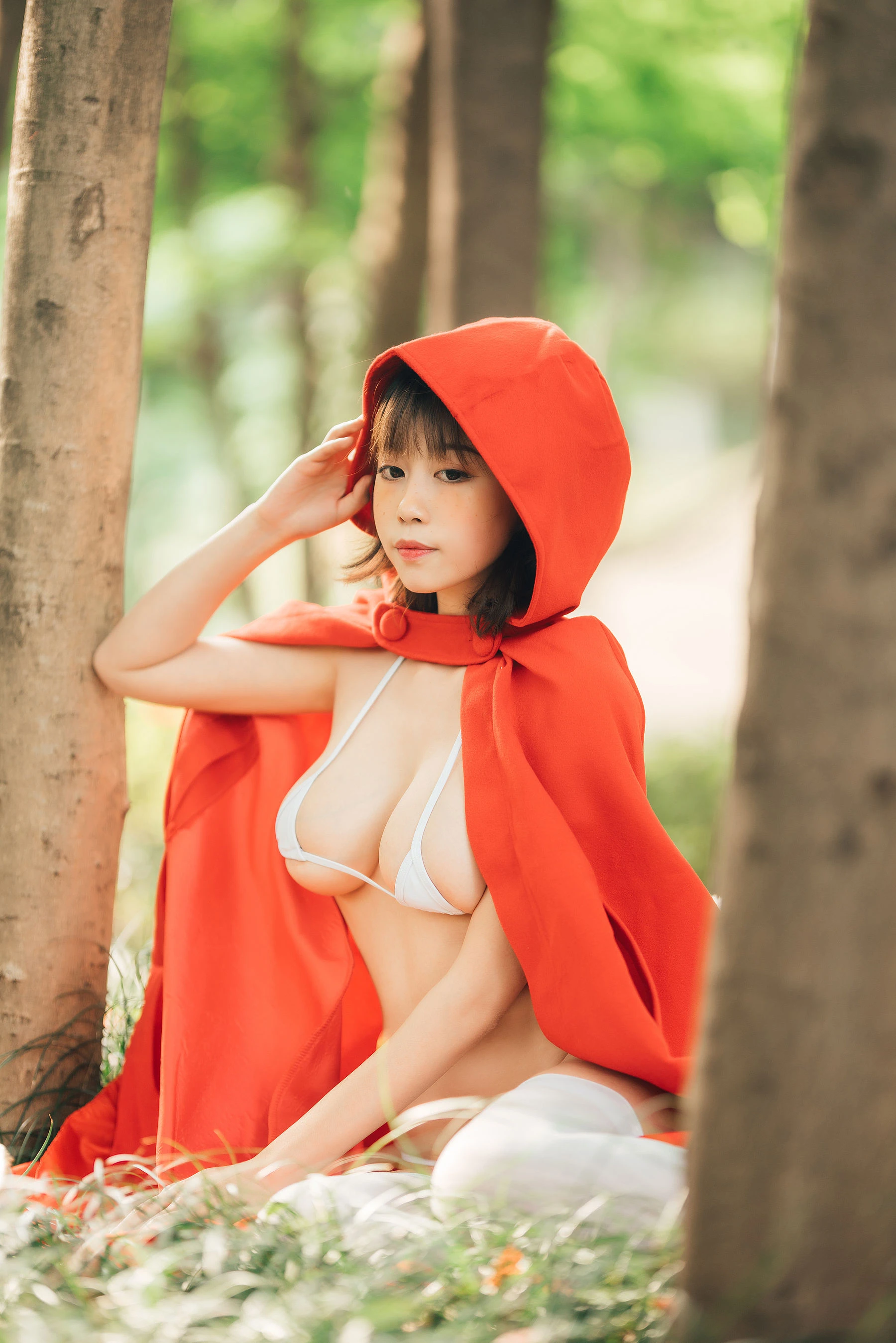 萌妹奈汐酱nice – 大红帽插图6