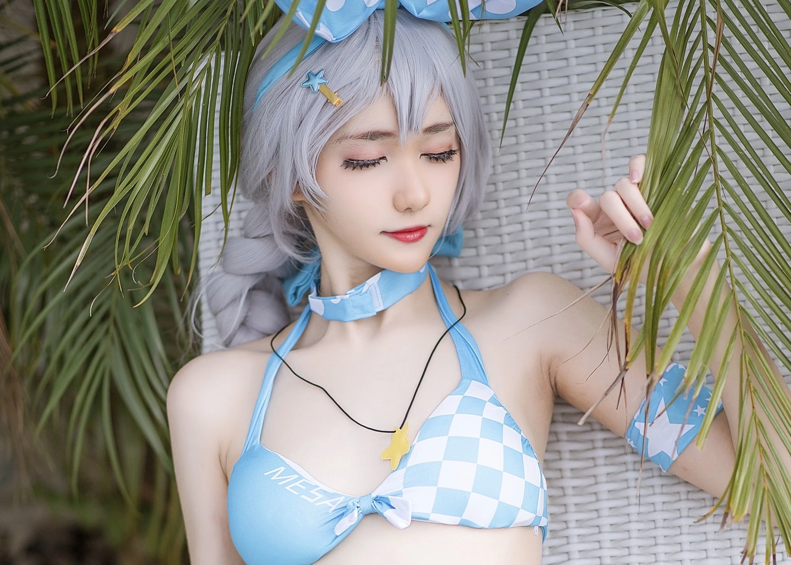 动漫博主南桃Momoko 琪亚娜泳装插图2