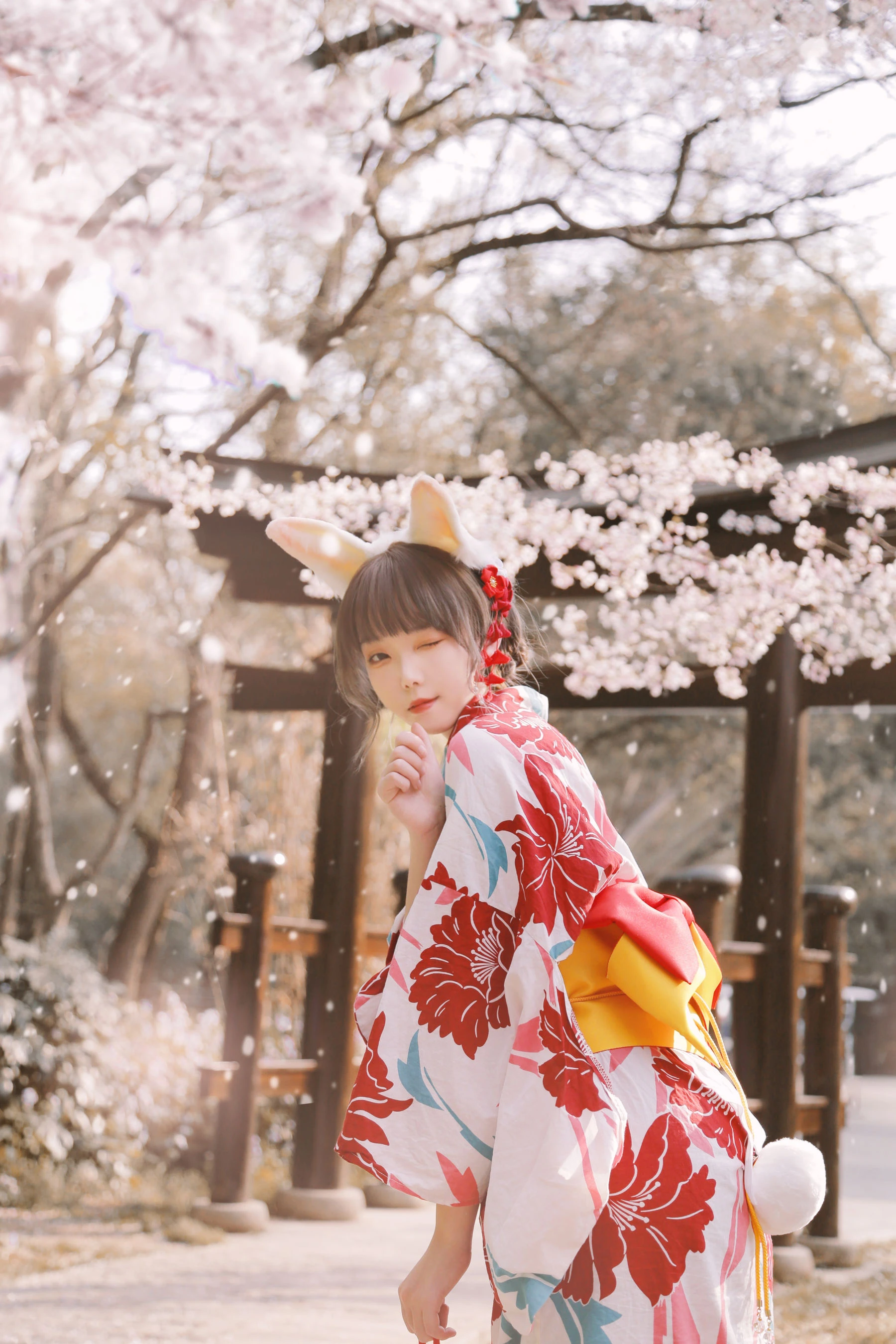 可爱妹子Fushii_海堂 – 樱花兔兔插图3