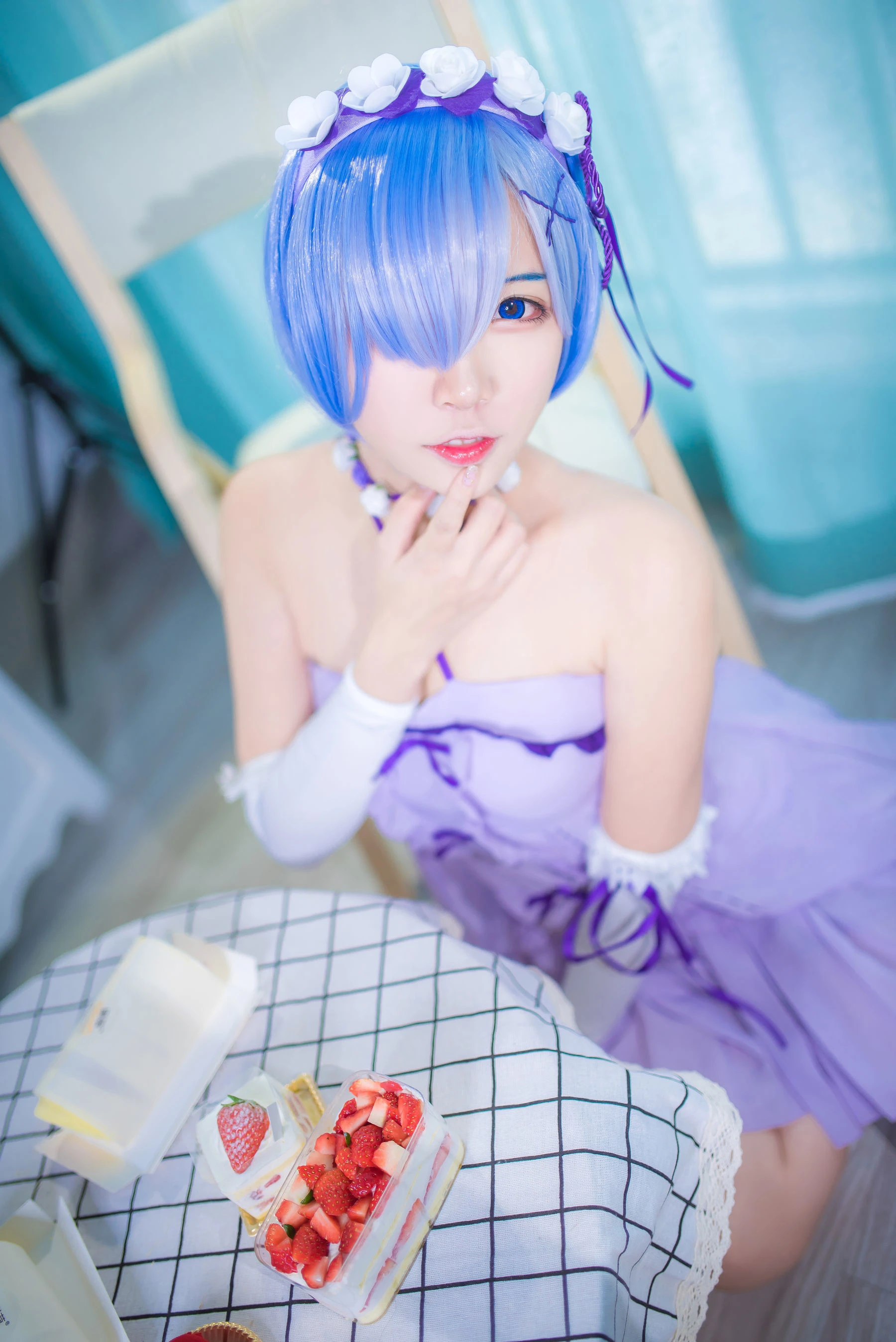 人气Coser二佐Nisa – 蕾姆生日插图6