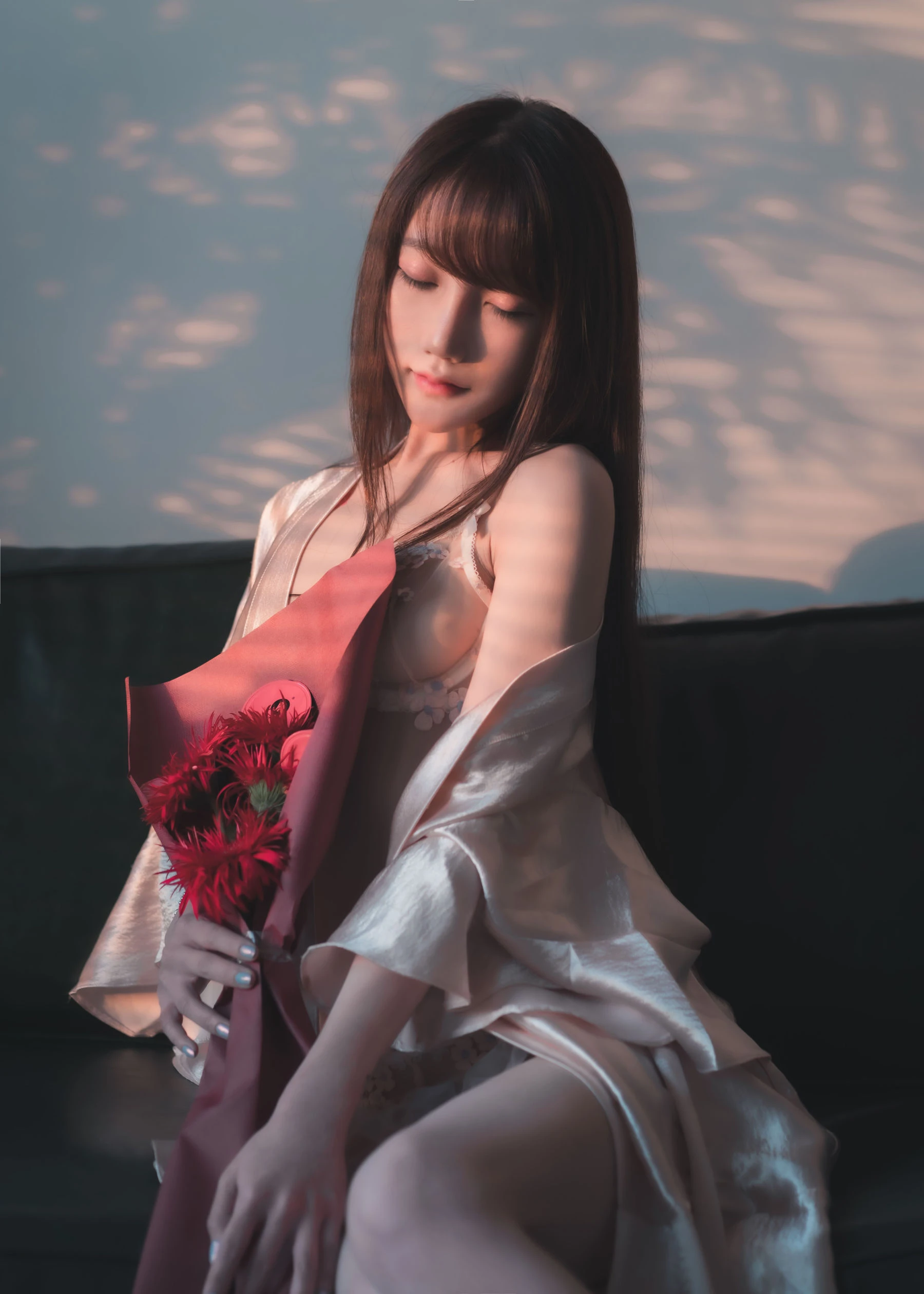 COS少女星野咪兔 – 花吃了那女孩插图1