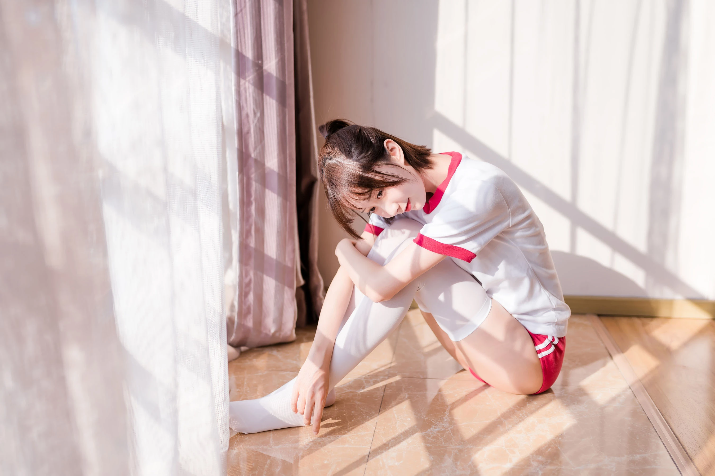 萌系小姐姐木绵绵OwO – 死库水+体操服+女仆插图7