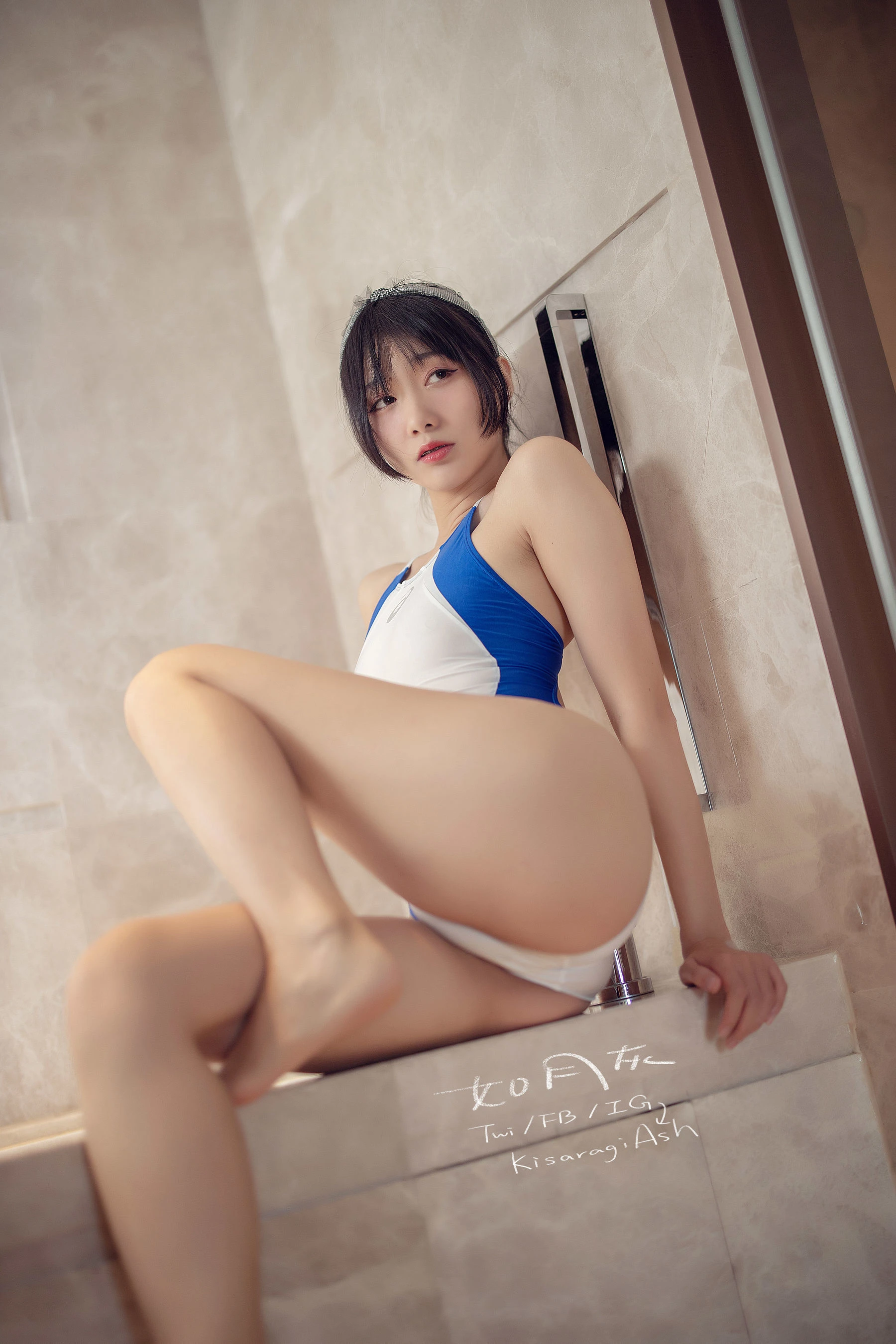 动漫博主如月灰 蓝白竞泳插图7
