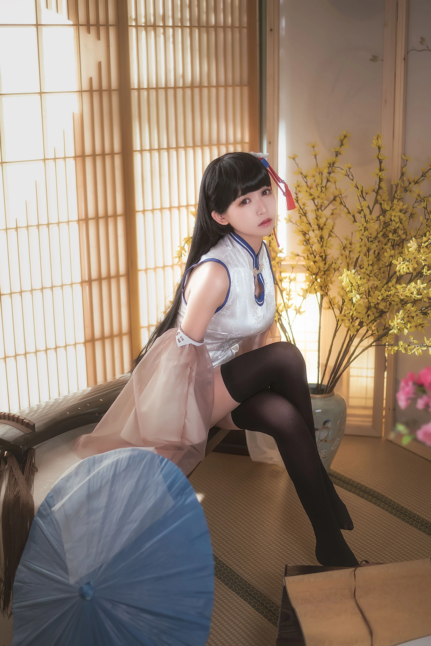 超人气Coser鳗鱼霏儿 碧蓝华裳 逸仙插图7