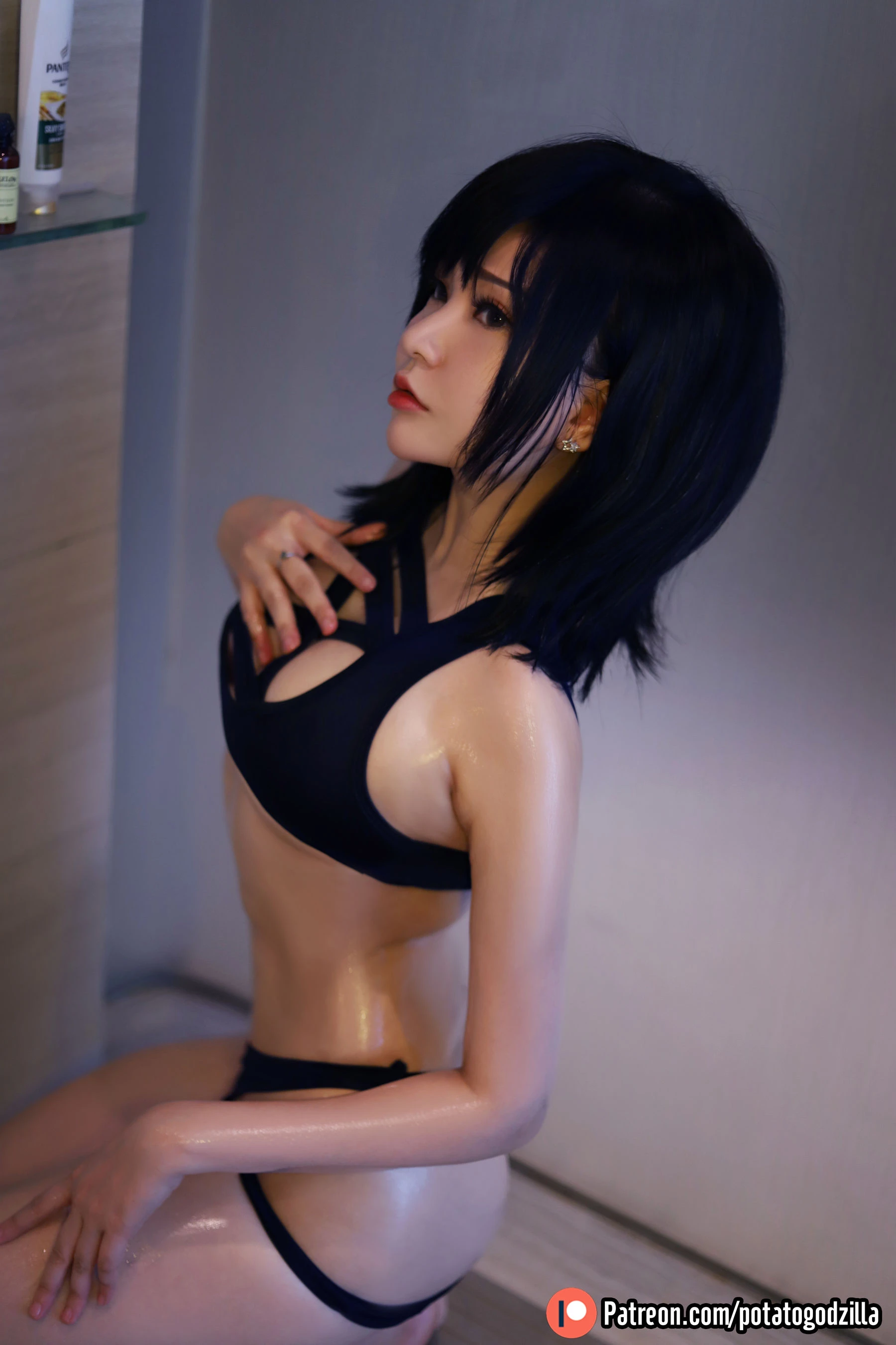 Coser小姐姐Potato Godzilla – Shower Time插图2
