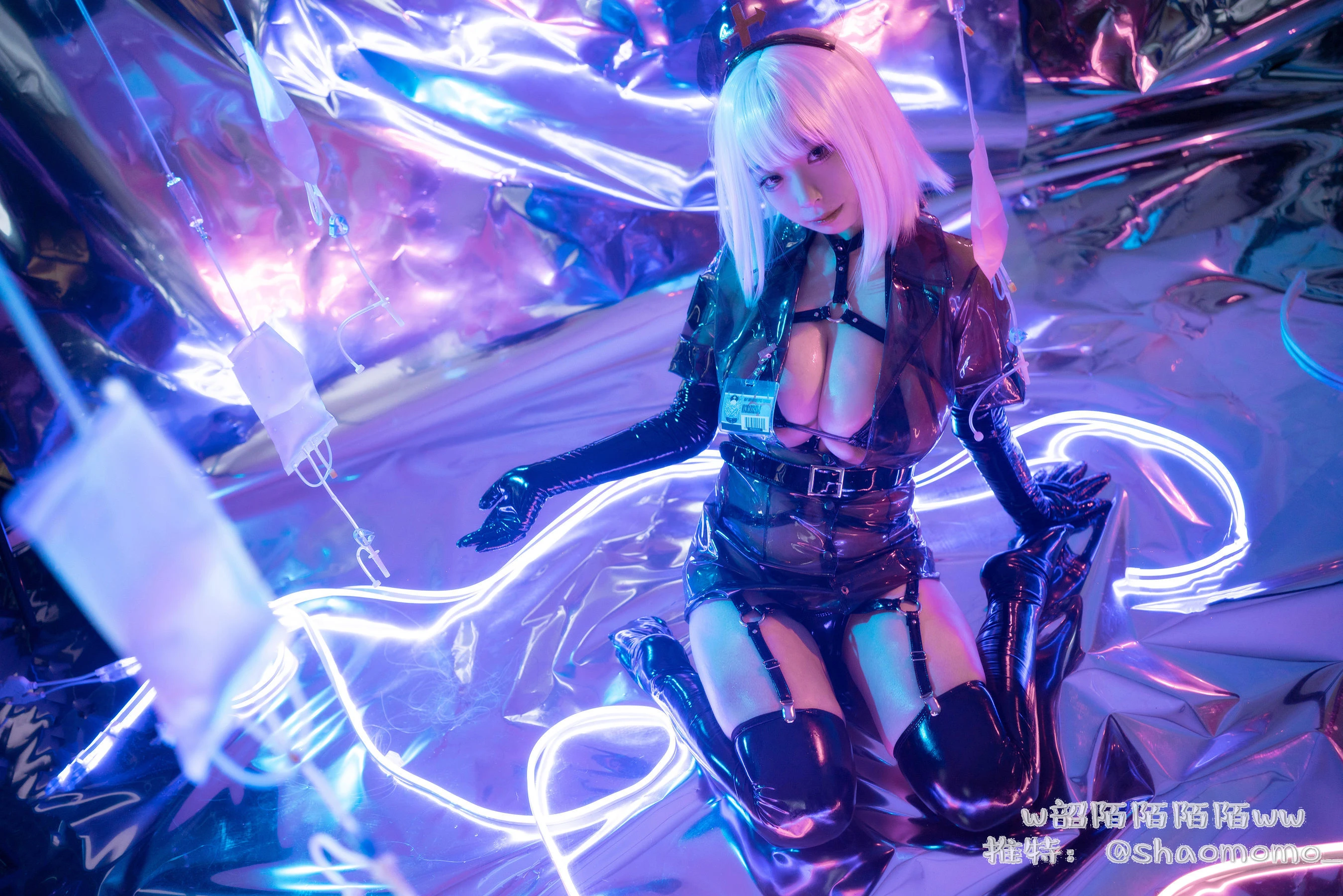 Cosplay美女韶陌陌 – 透明护士插图6
