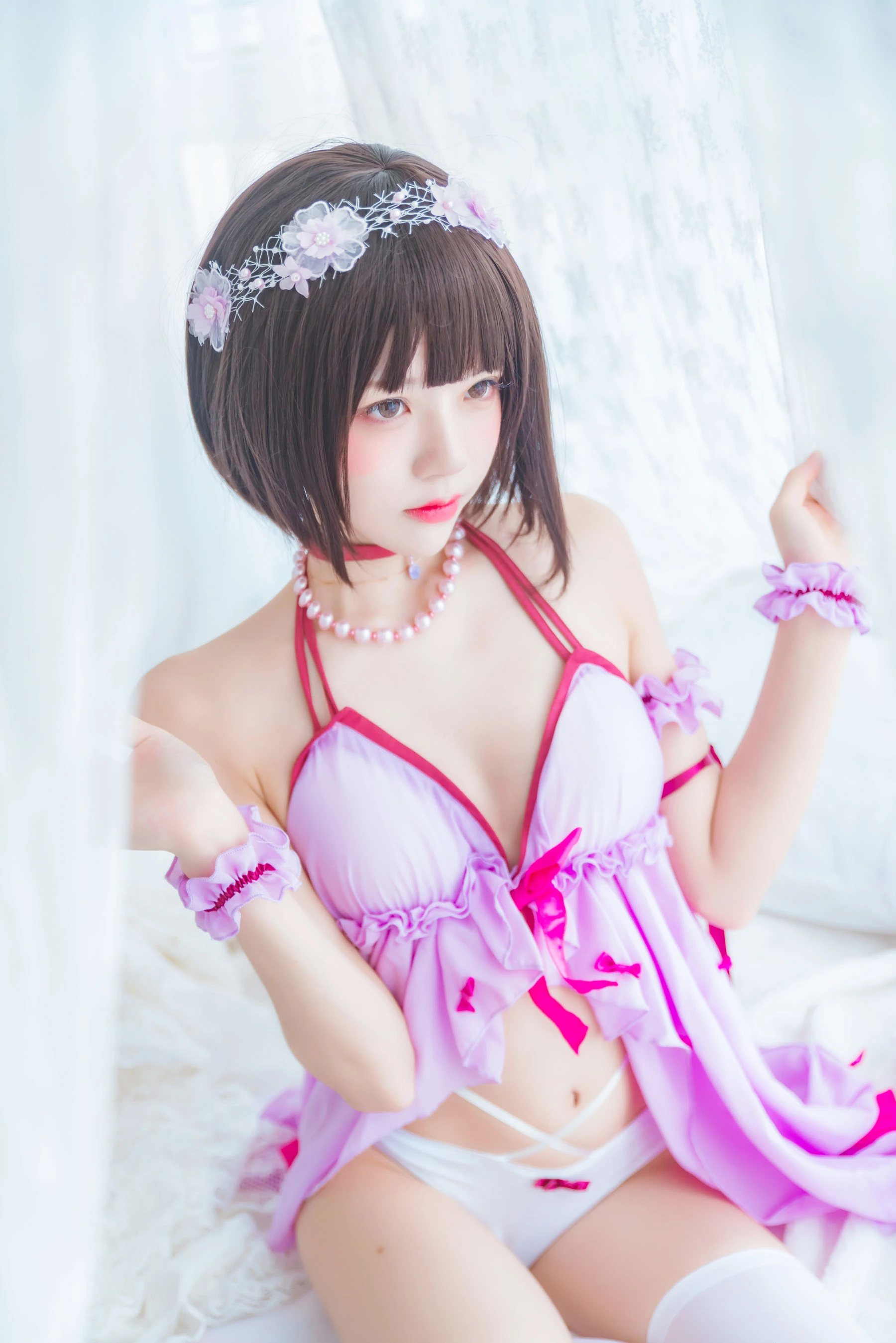 桜桃喵《(加藤惠)小睡裙》插图7