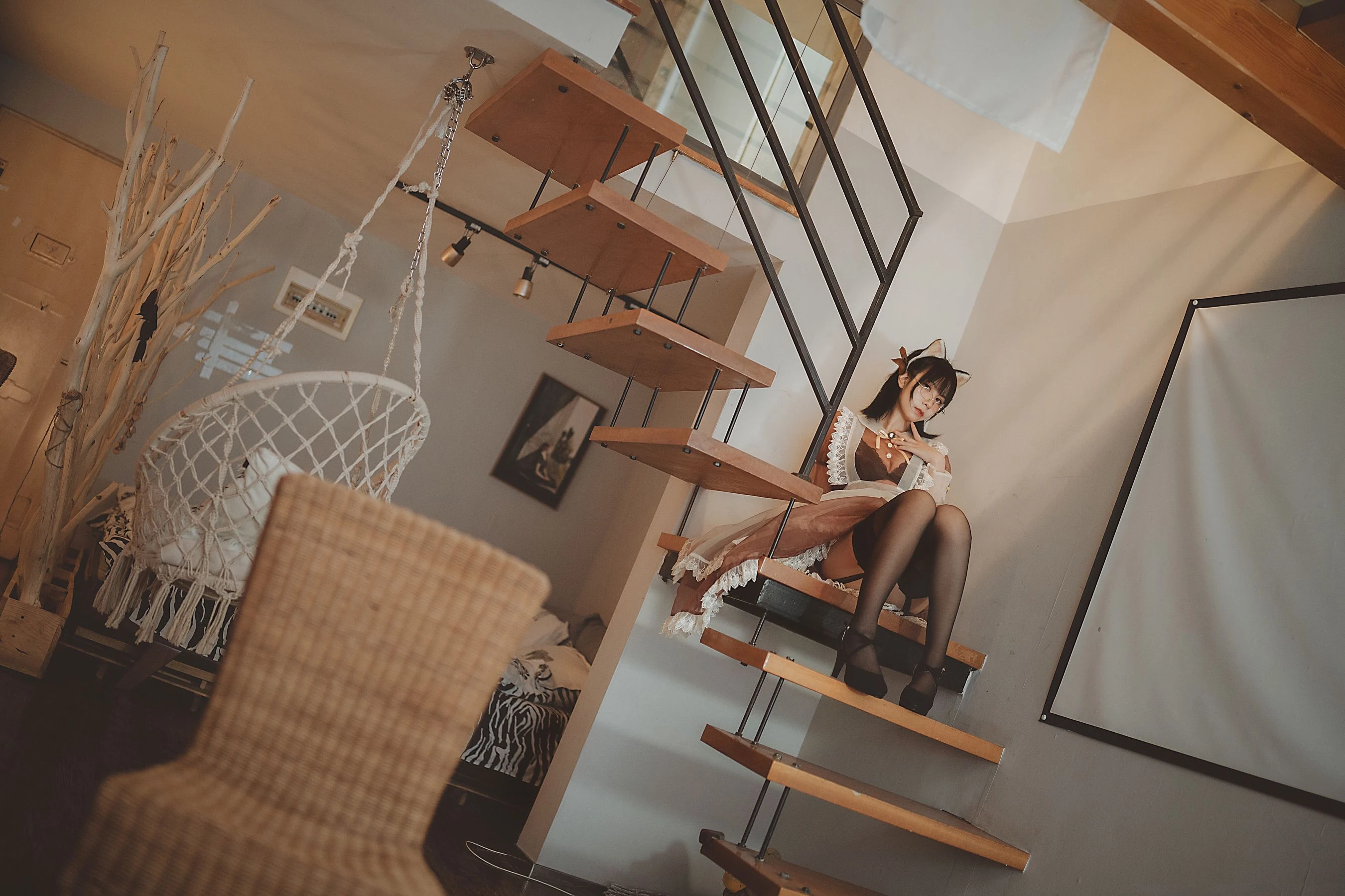 COSER美女逐月su 透明女仆插图3