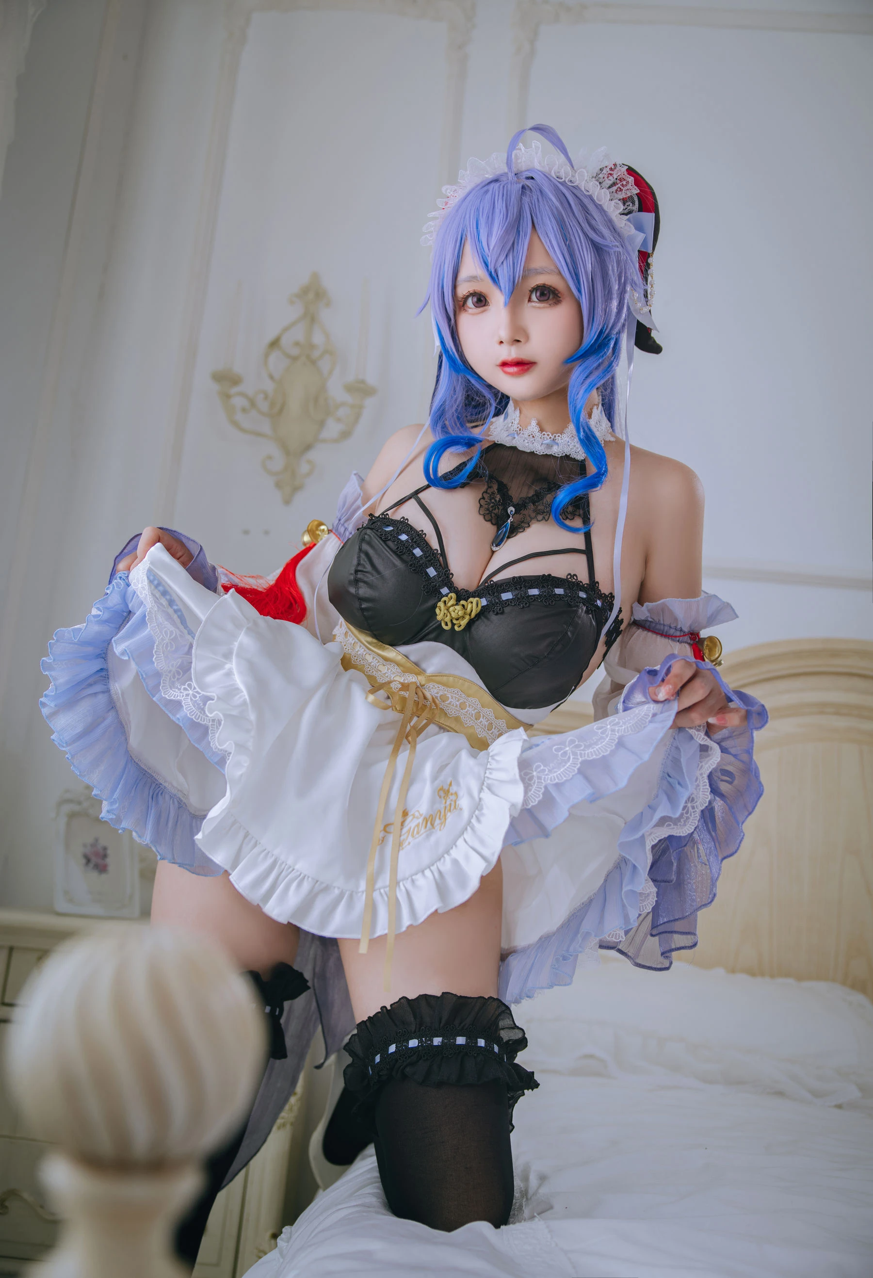 Cosplay日奈娇 – 甘雨女仆 [23P]插图3
