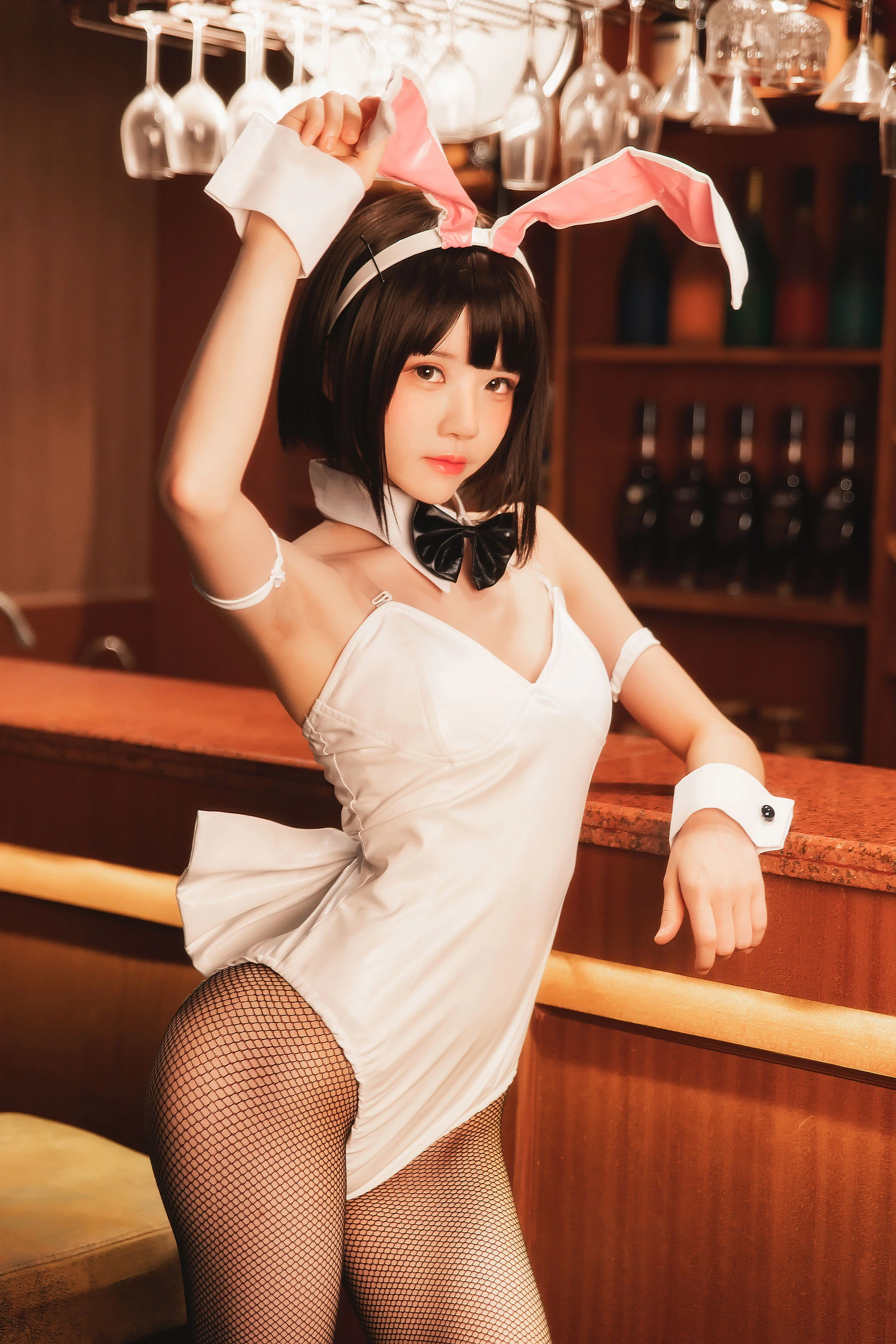 桜桃喵《(加藤惠)兔女郎》插图7