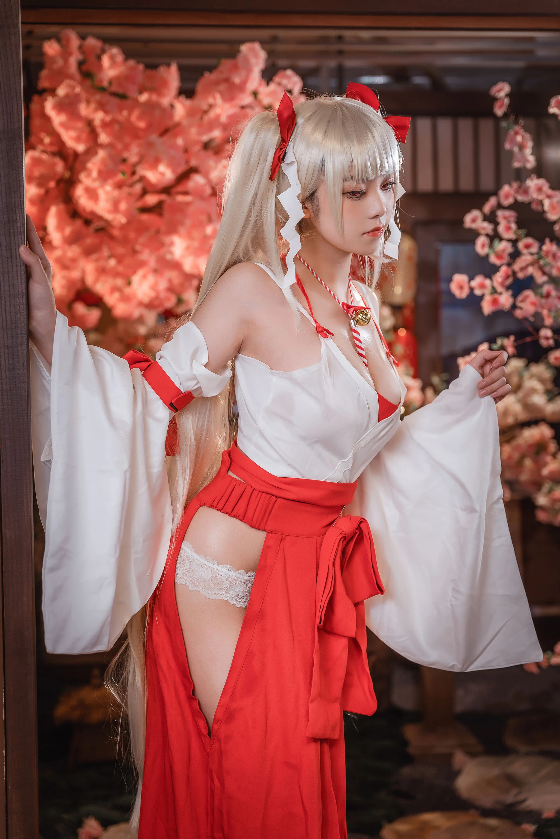 萌系小姐姐蜜汁猫裘 – 可畏巫女插图7