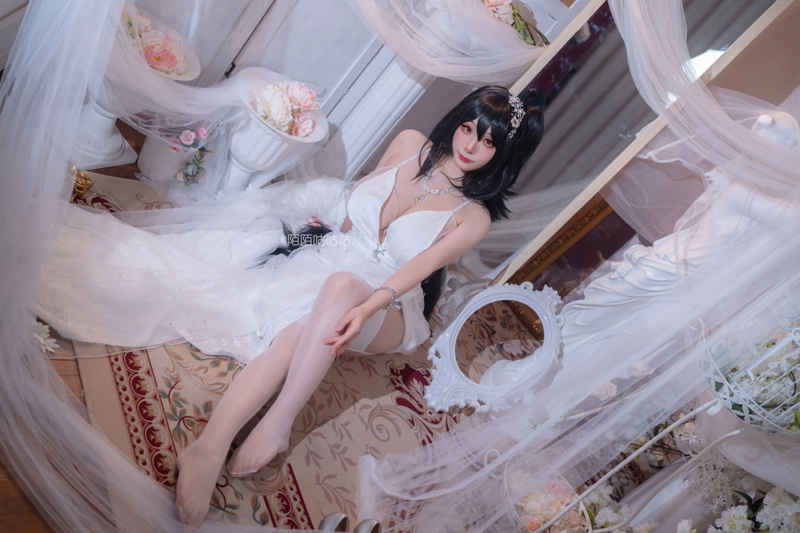 Cosplay美女韶陌陌 – 大凤 婚纱插图4