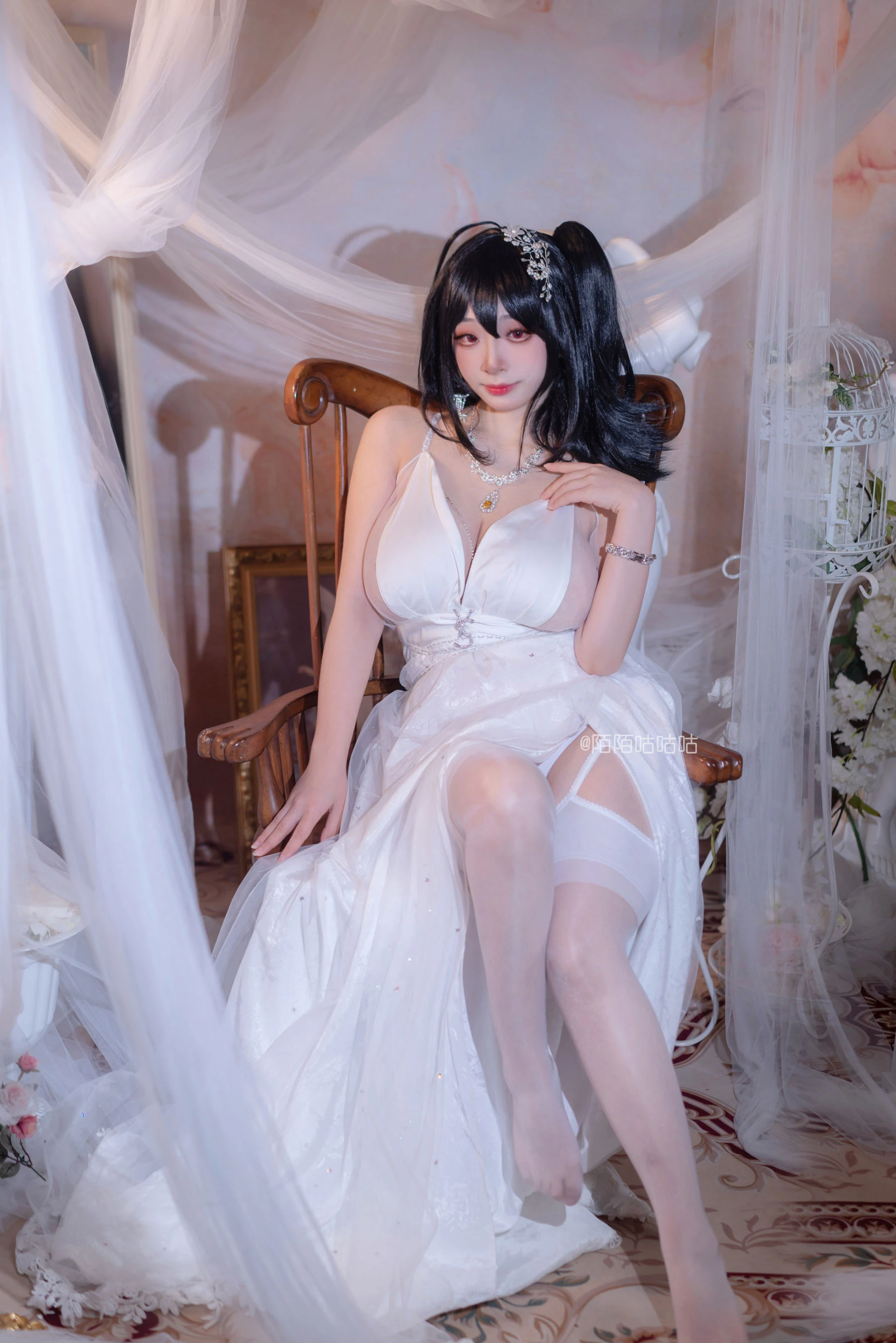 Cosplay美女韶陌陌 – 大凤 婚纱插图6