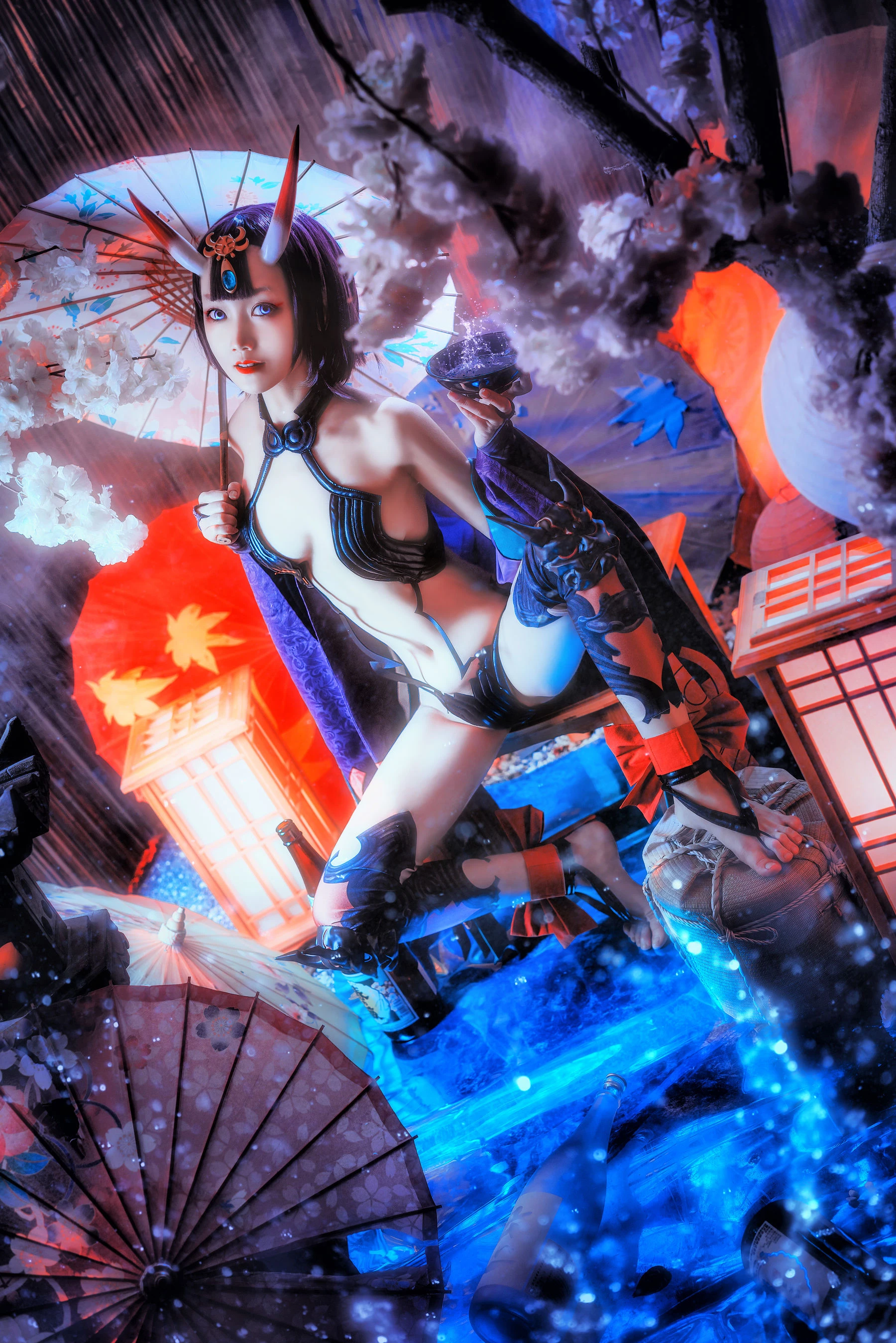 COS少女星野咪兔 – 酒吞童子插图3