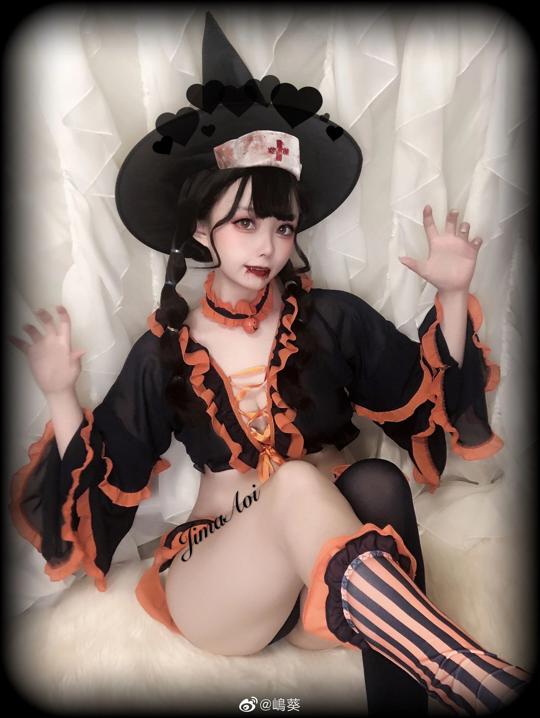 微博美女嶋葵 万圣节小恶魔插图6