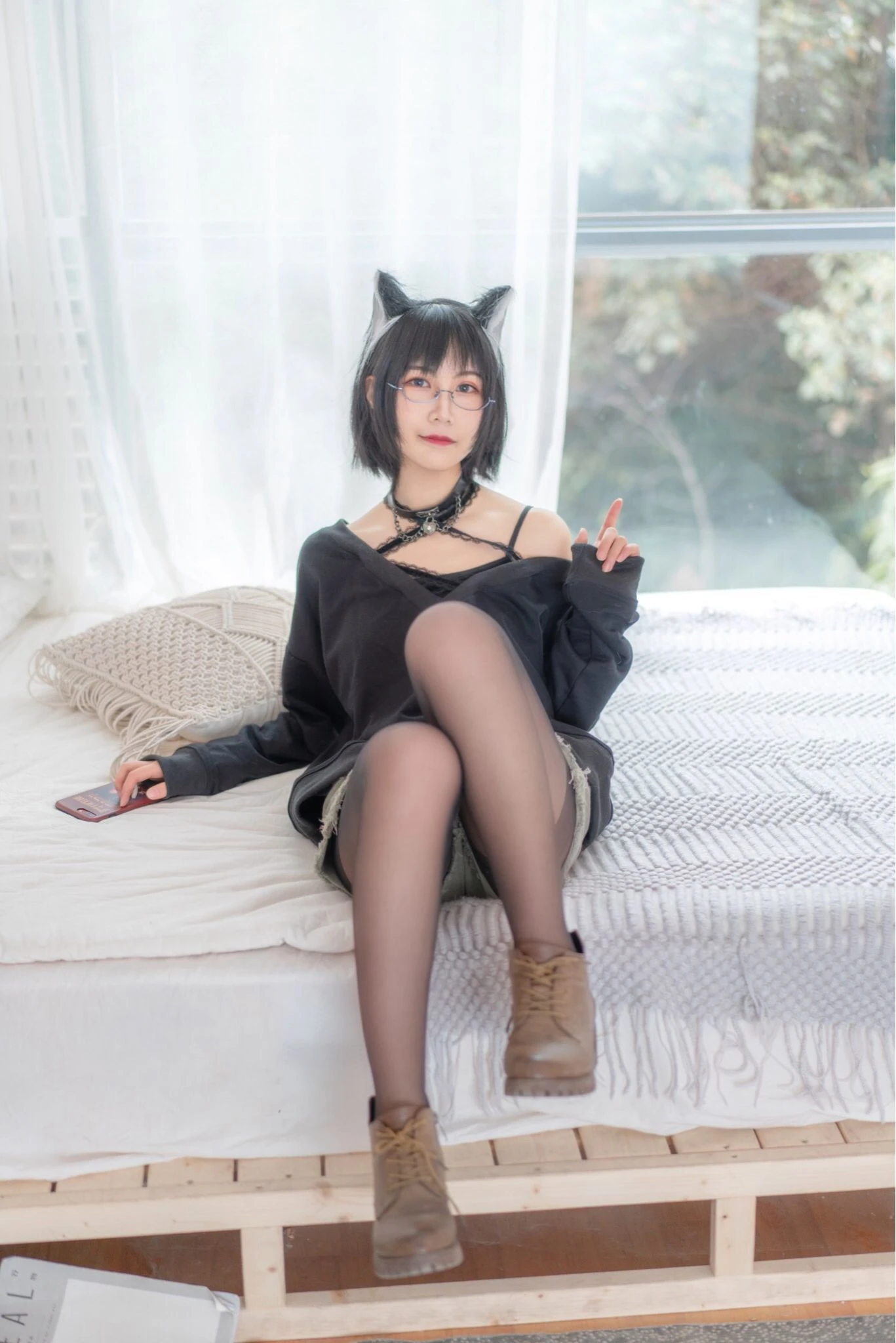 COSER美女逐月su 日常猫娘插图5