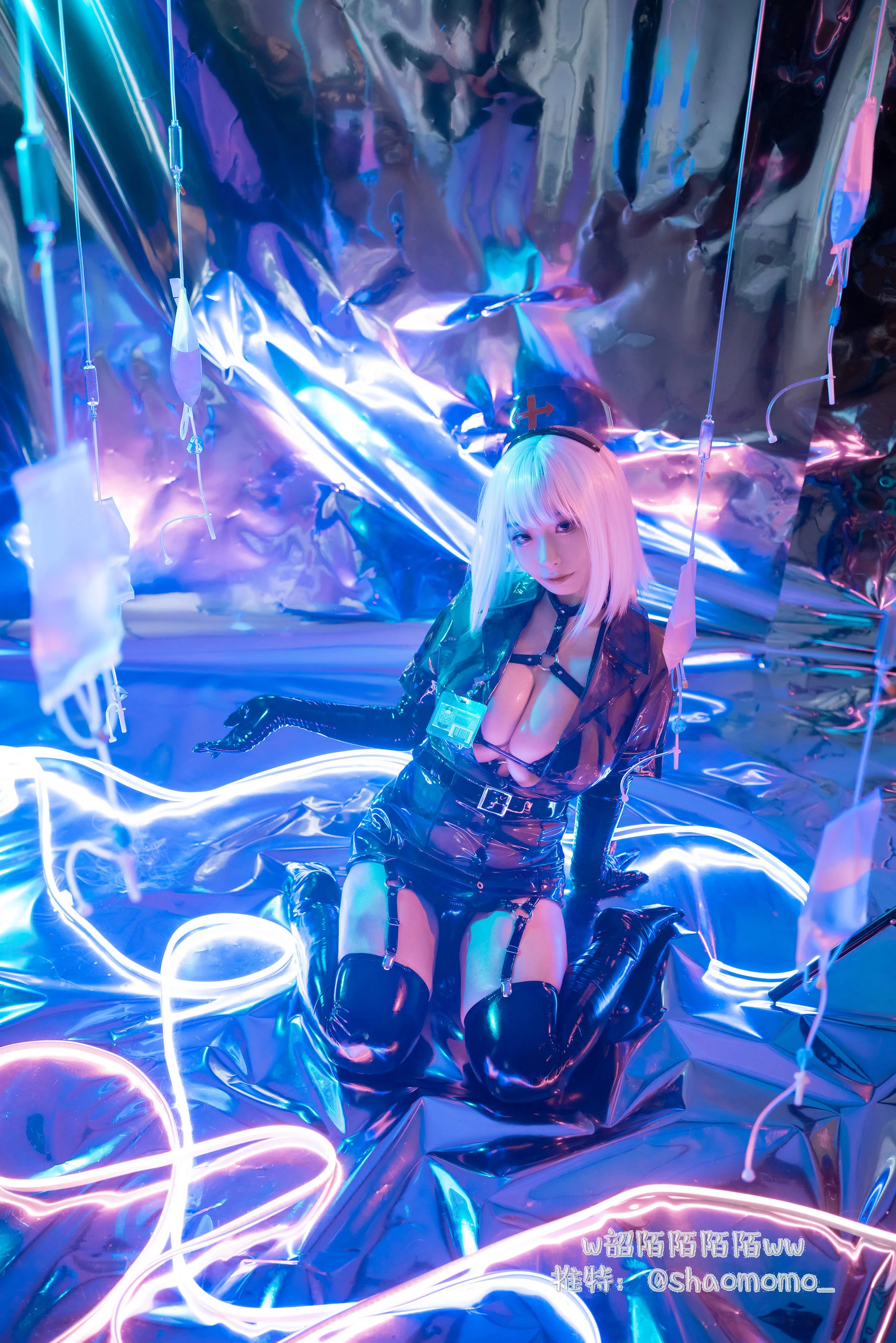 Cosplay美女韶陌陌 – 透明护士插图5