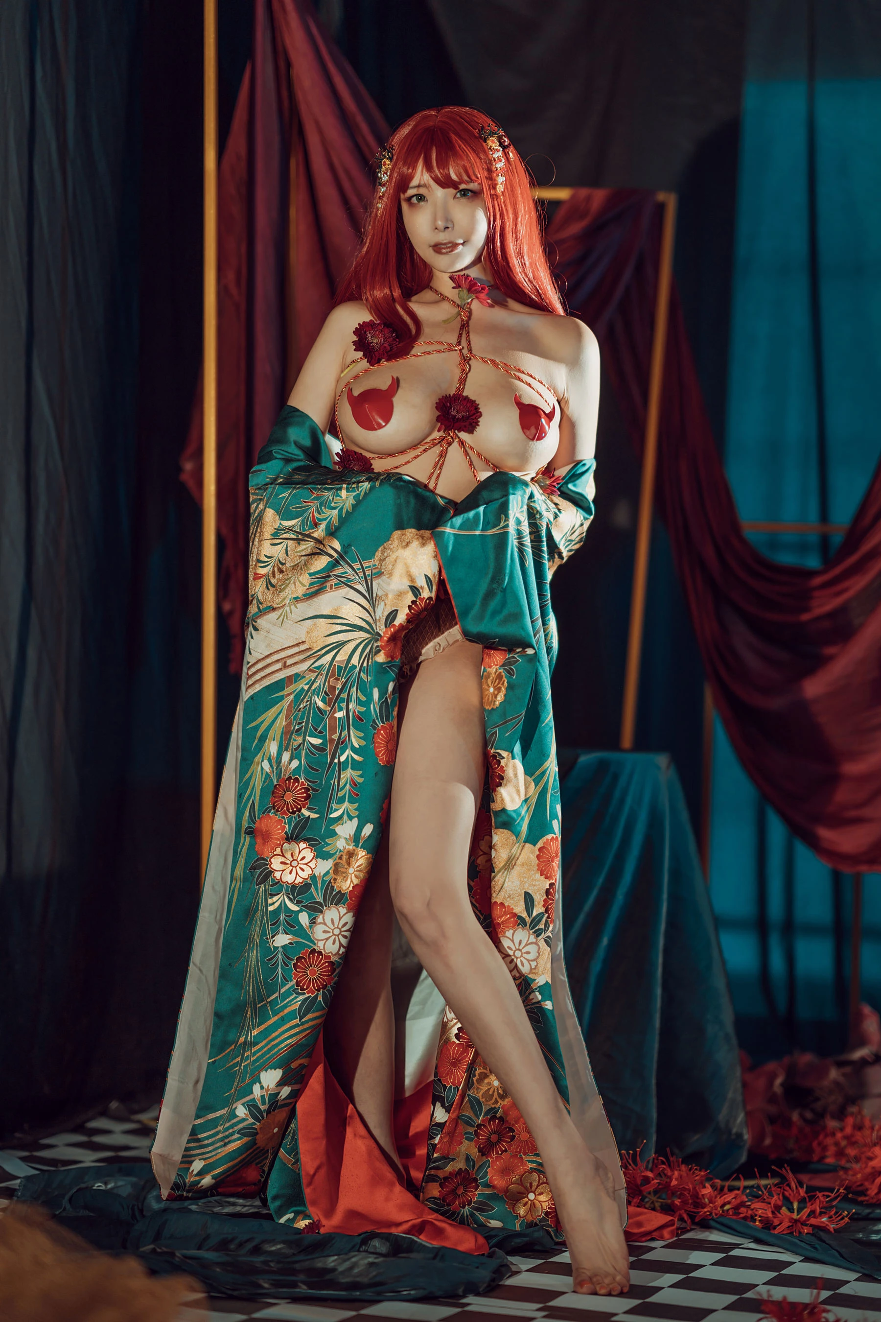 秋和柯基(夏小秋秋秋) – 和服 [36P]插图2