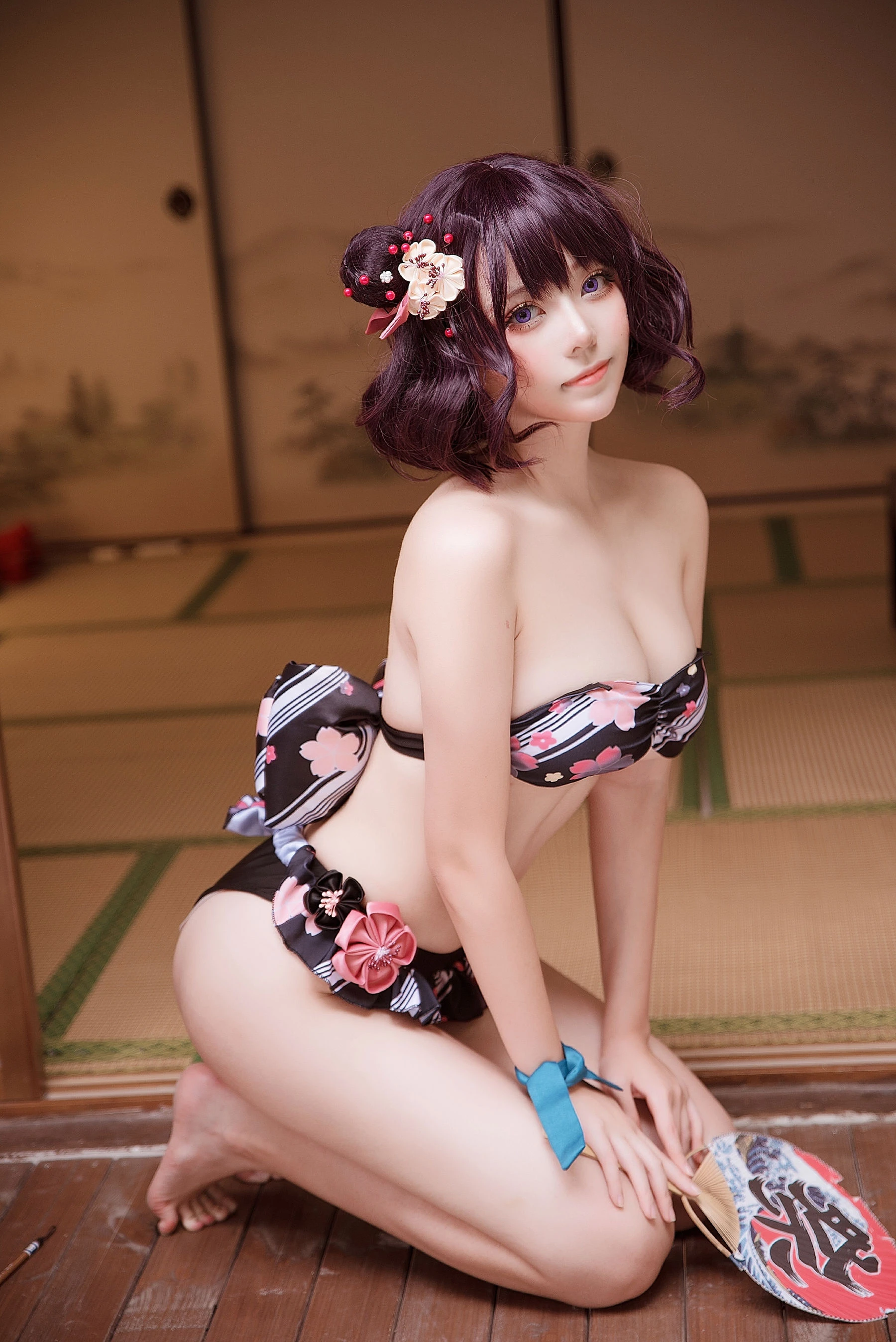 萌妹菌烨tako 葛饰北斋 水着插图8