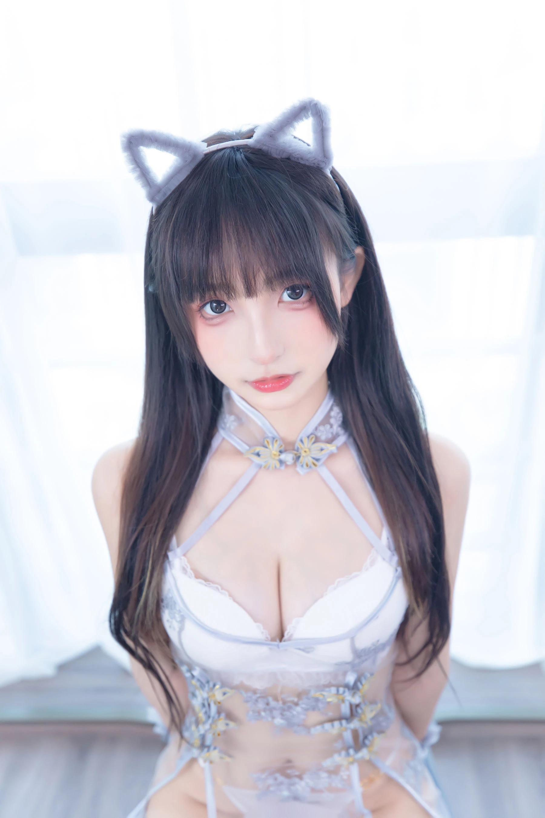 萝莉神楽板真冬 之羞涩喵喵插图1