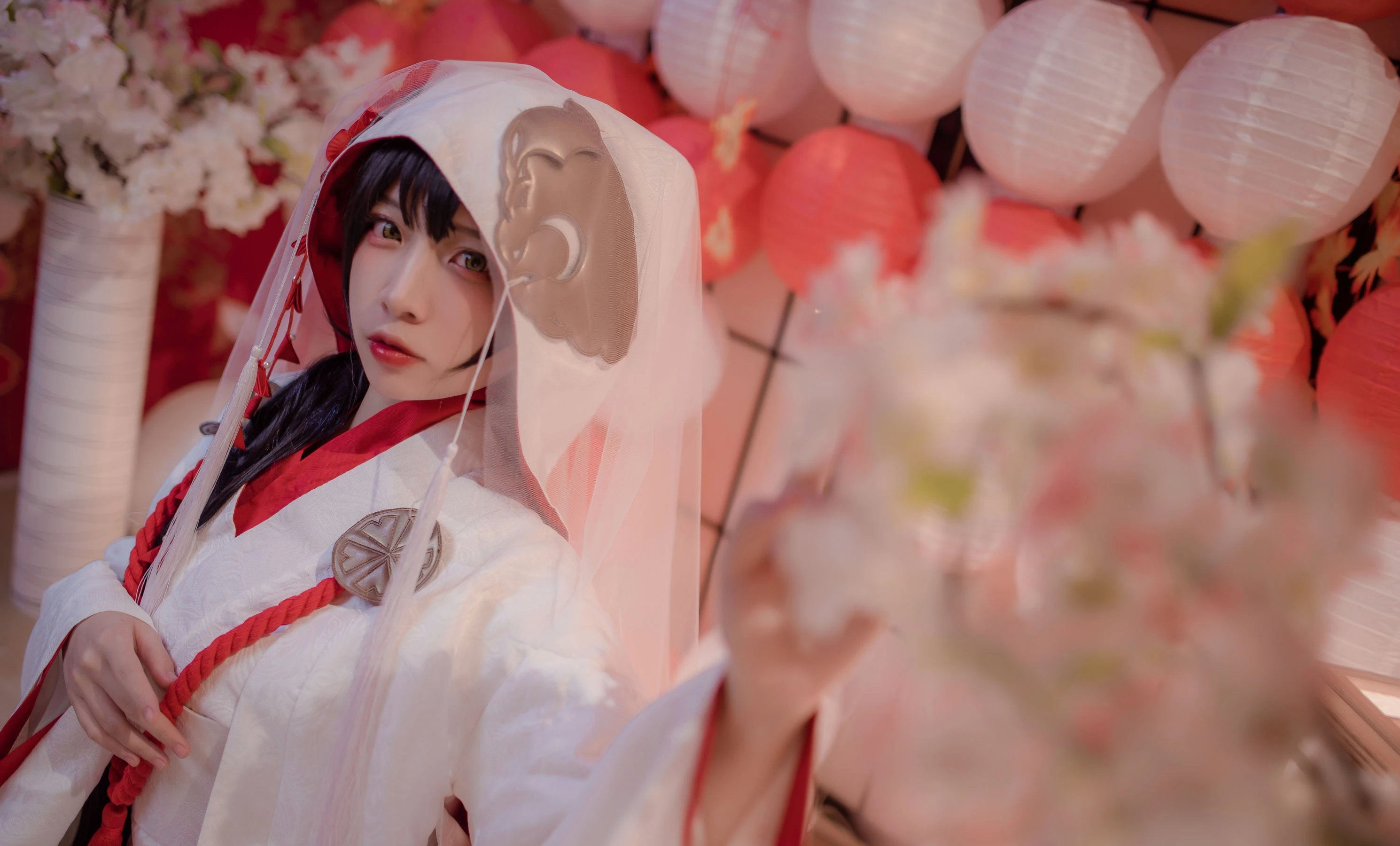 人气Coser二佐Nisa – 花嫁插图2
