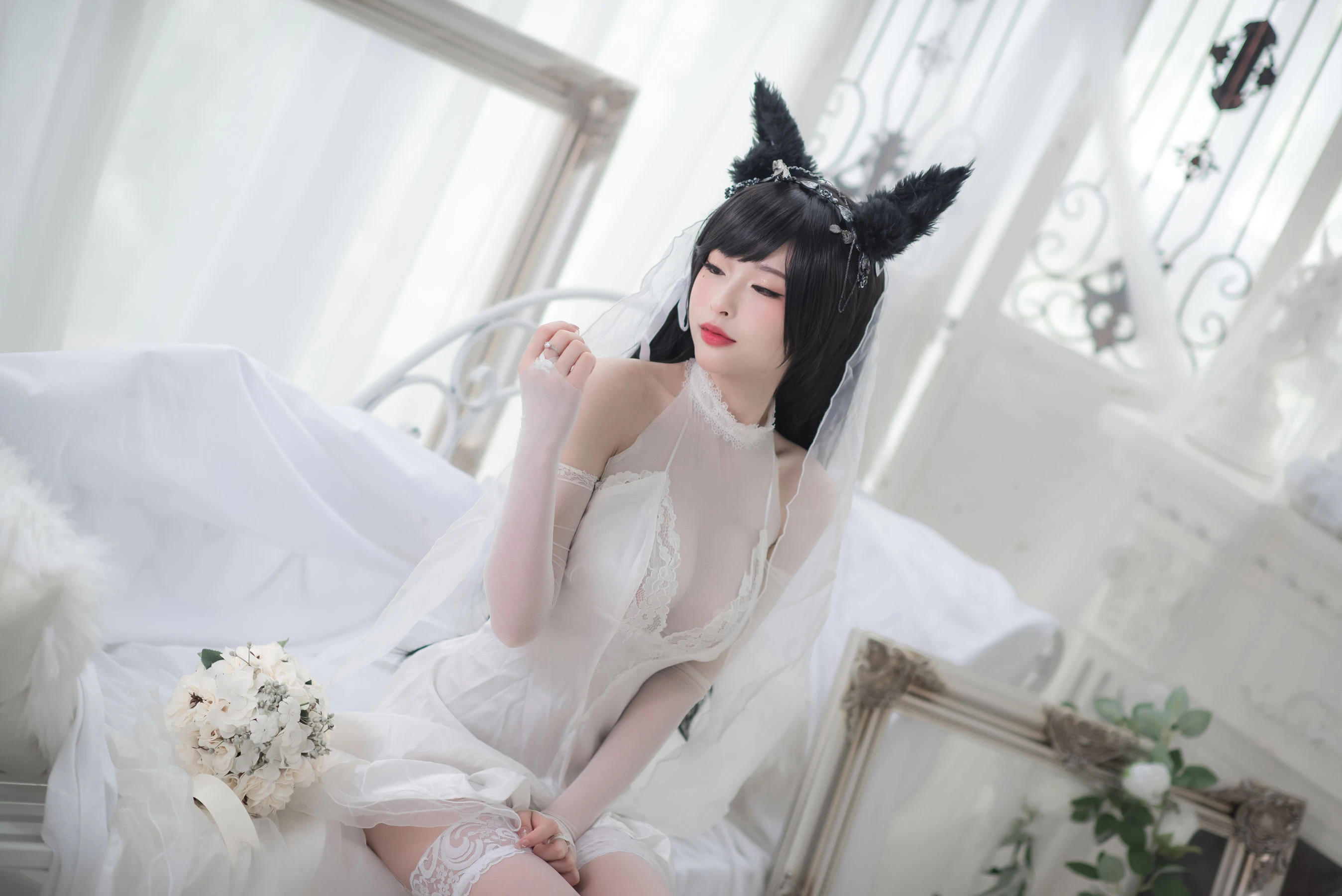 尤物清水由乃 – 爱宕婚纱插图3