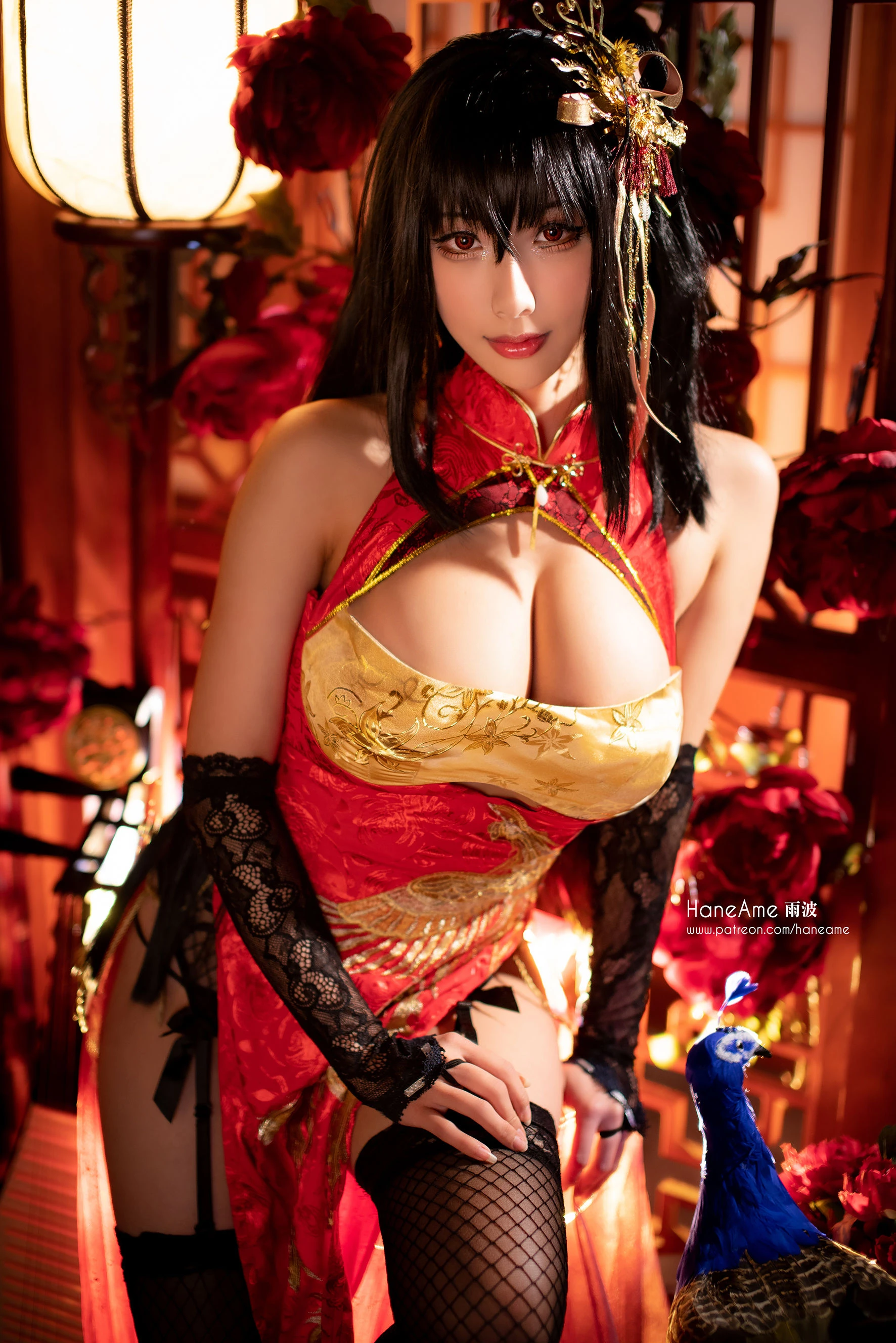 Hane Ame 雨波写真 – 大凤旗袍插图1