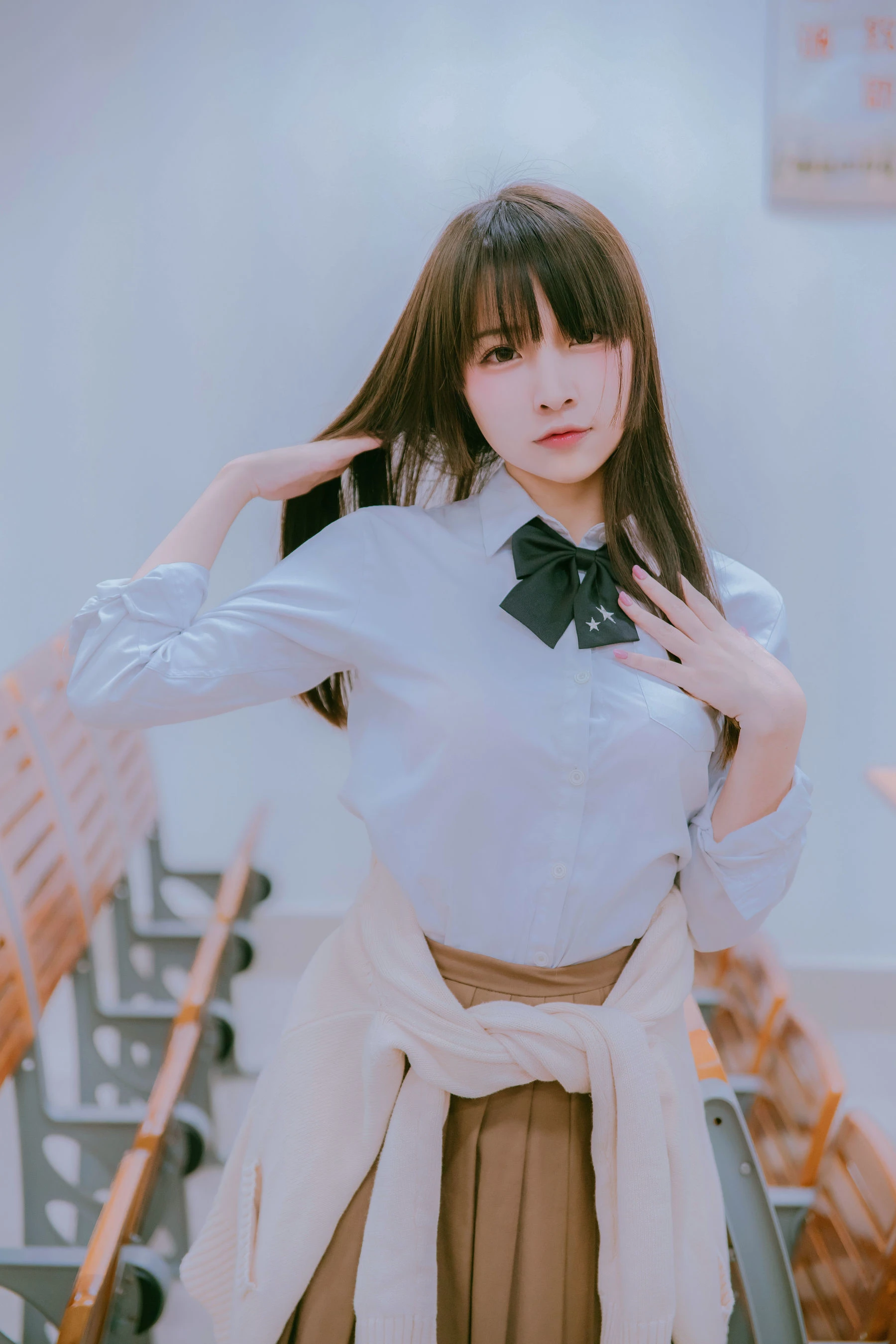 人气Coser二佐Nisa – JK学院风插图8