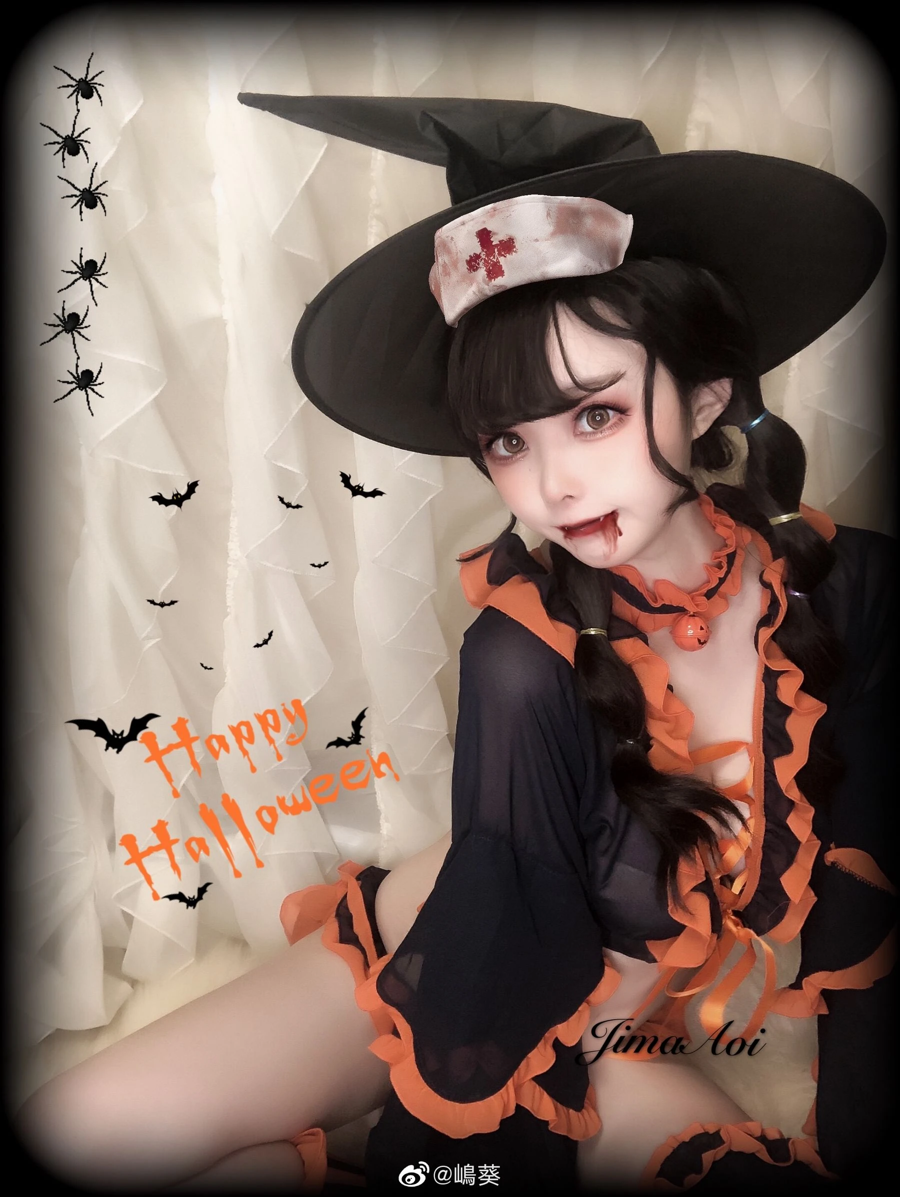 微博美女嶋葵 万圣节小恶魔插图8