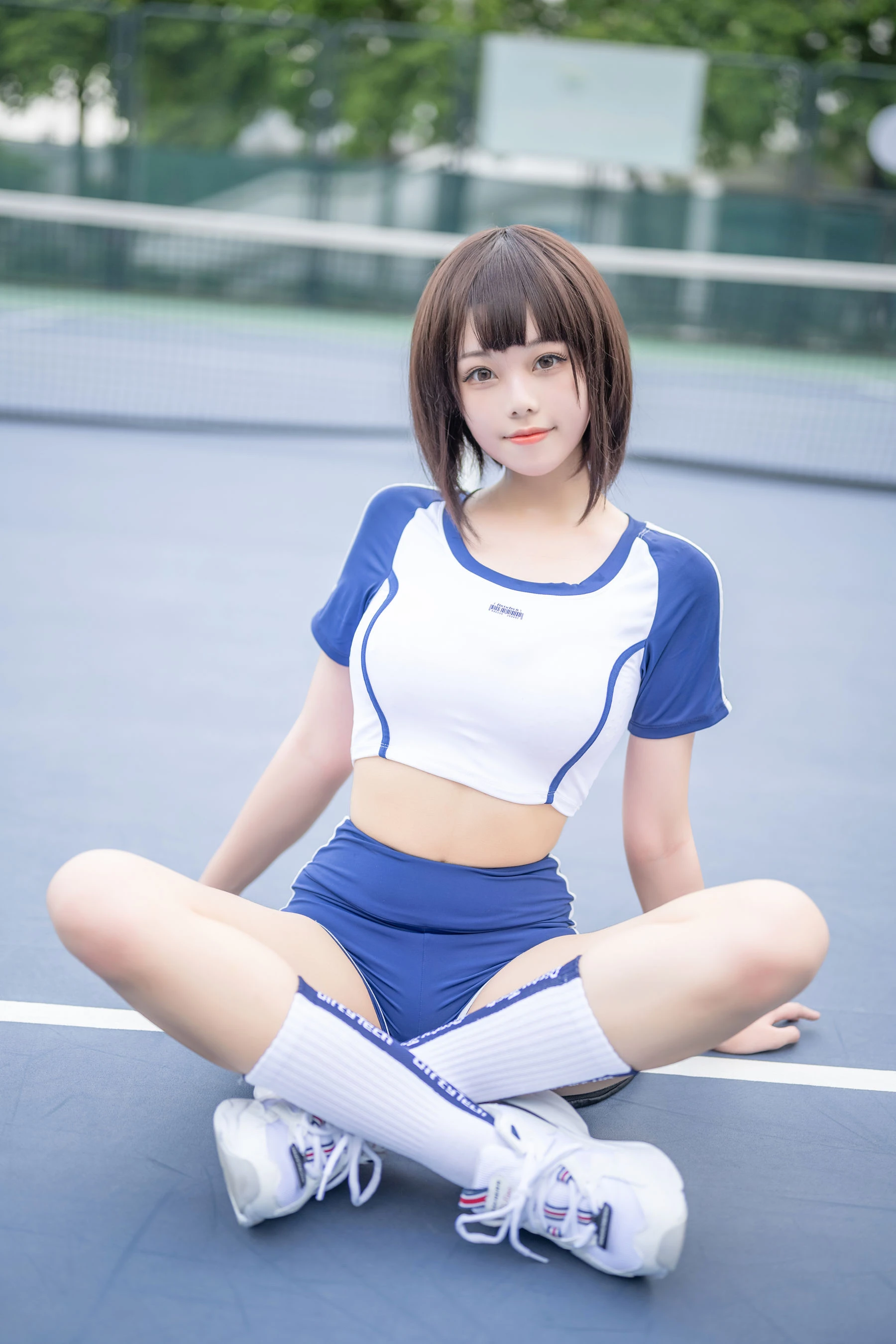 萌系小姐姐蜜汁猫裘 – 体操服插图1