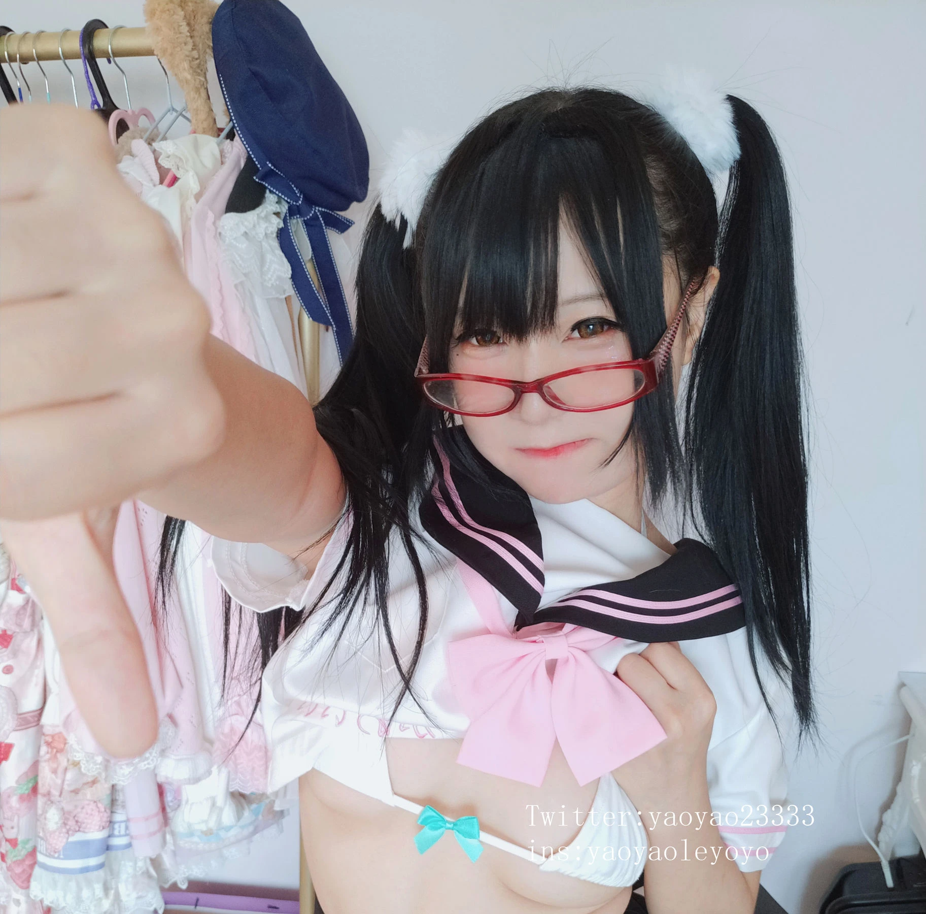 萌妹子Coser摇摇乐yoyo – 黑丝小恶魔插图5