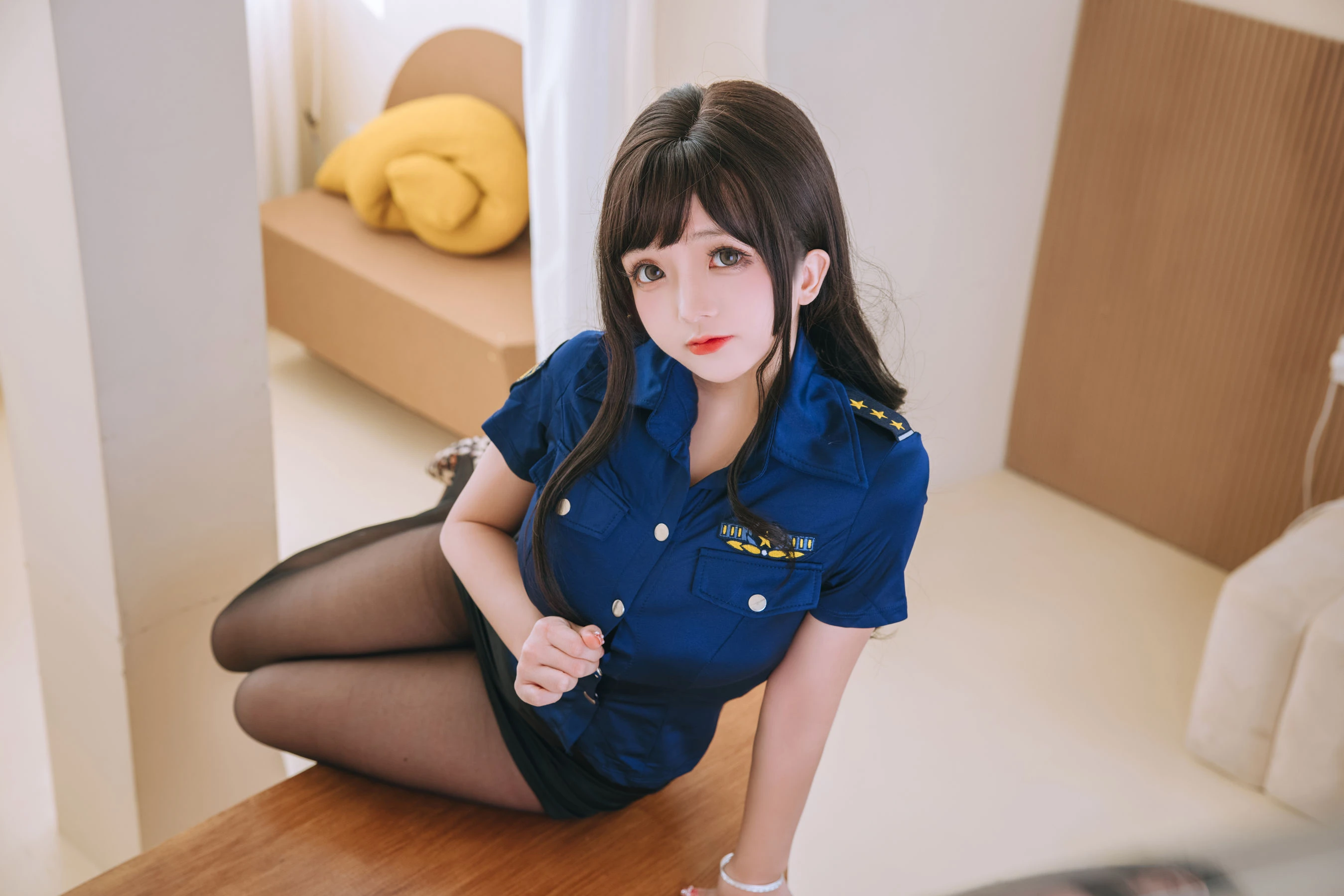 Cosplay日奈娇 – 豹纹女警 [109P]插图5