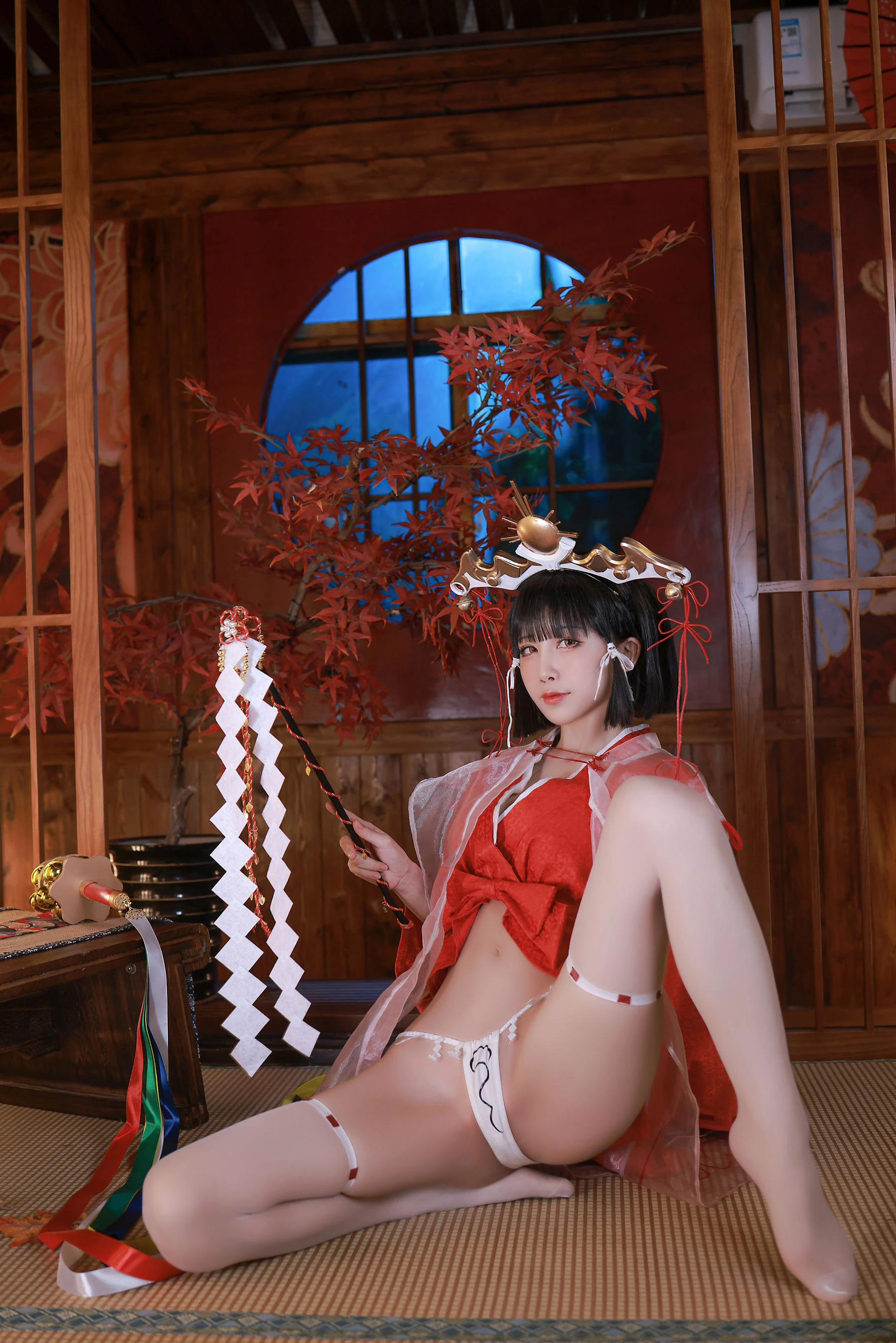 动漫博主水淼aqua – 黑兽 辉夜巫女插图2
