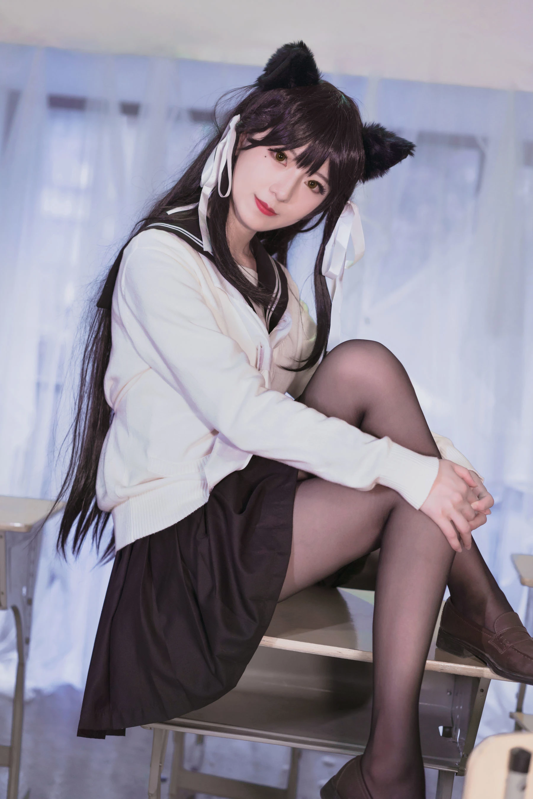 小姐姐弥音音ww 爱宕校服插图5
