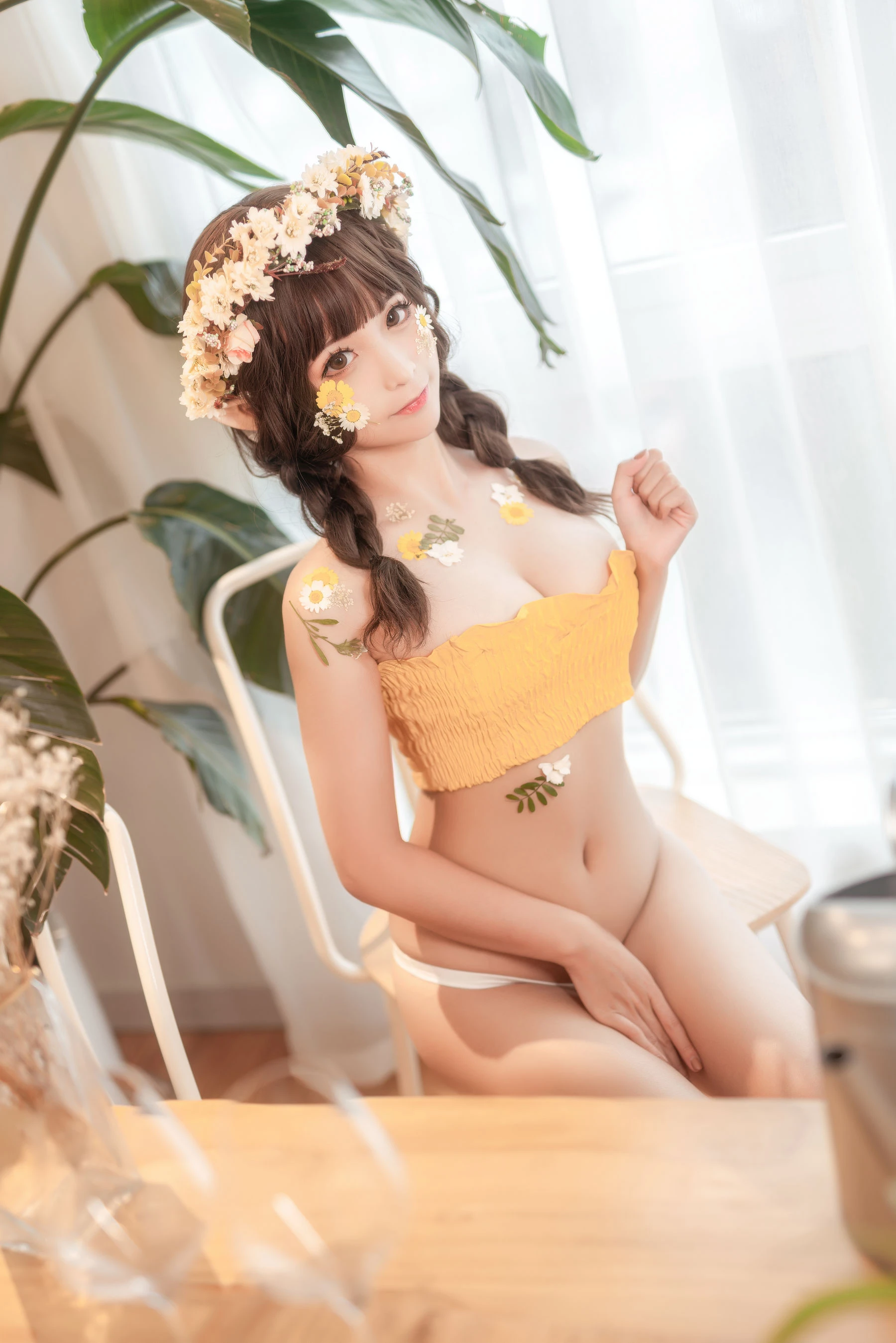 动漫博主蠢沫沫 – 尖耳国度 花精灵 [38P]插图3