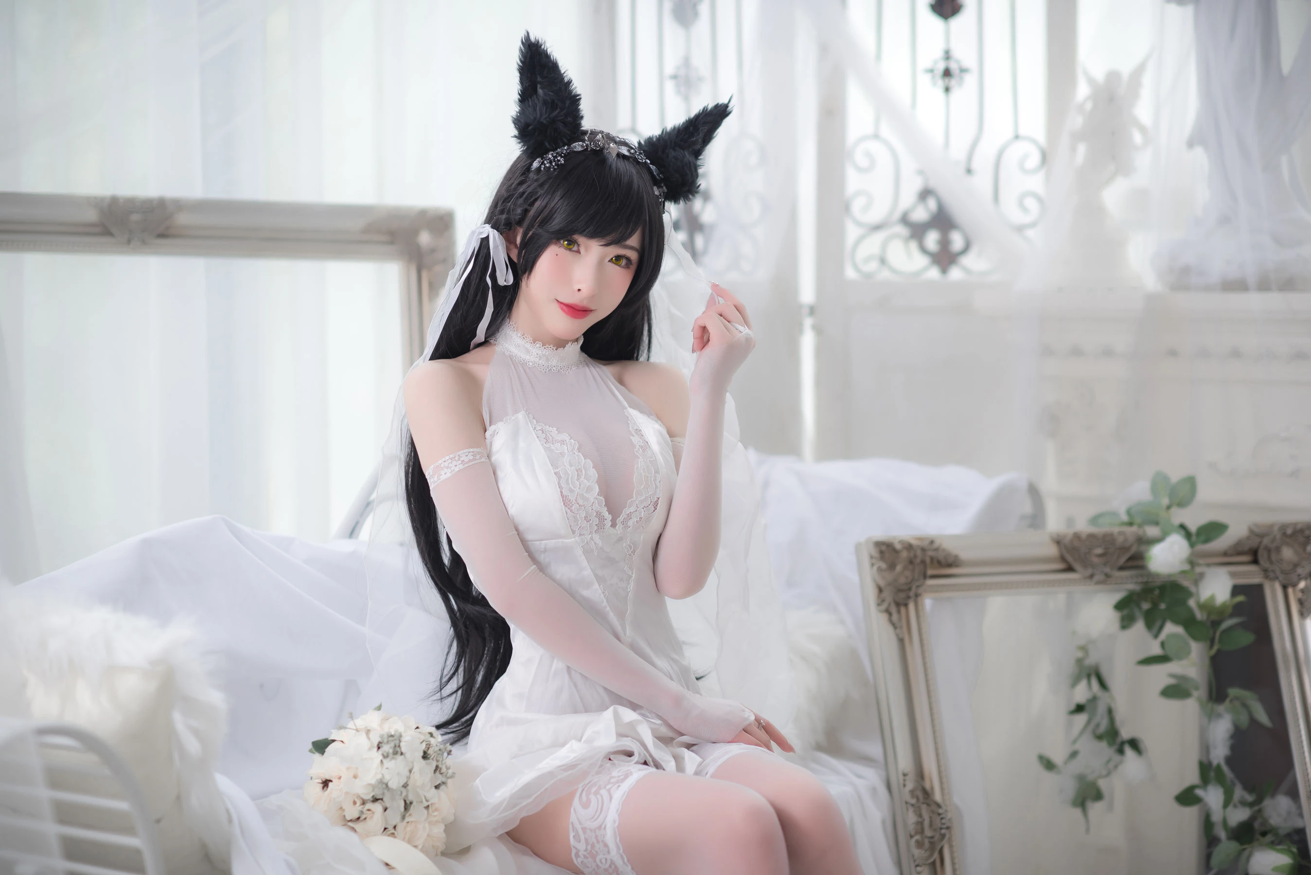 尤物清水由乃 – 爱宕婚纱插图2
