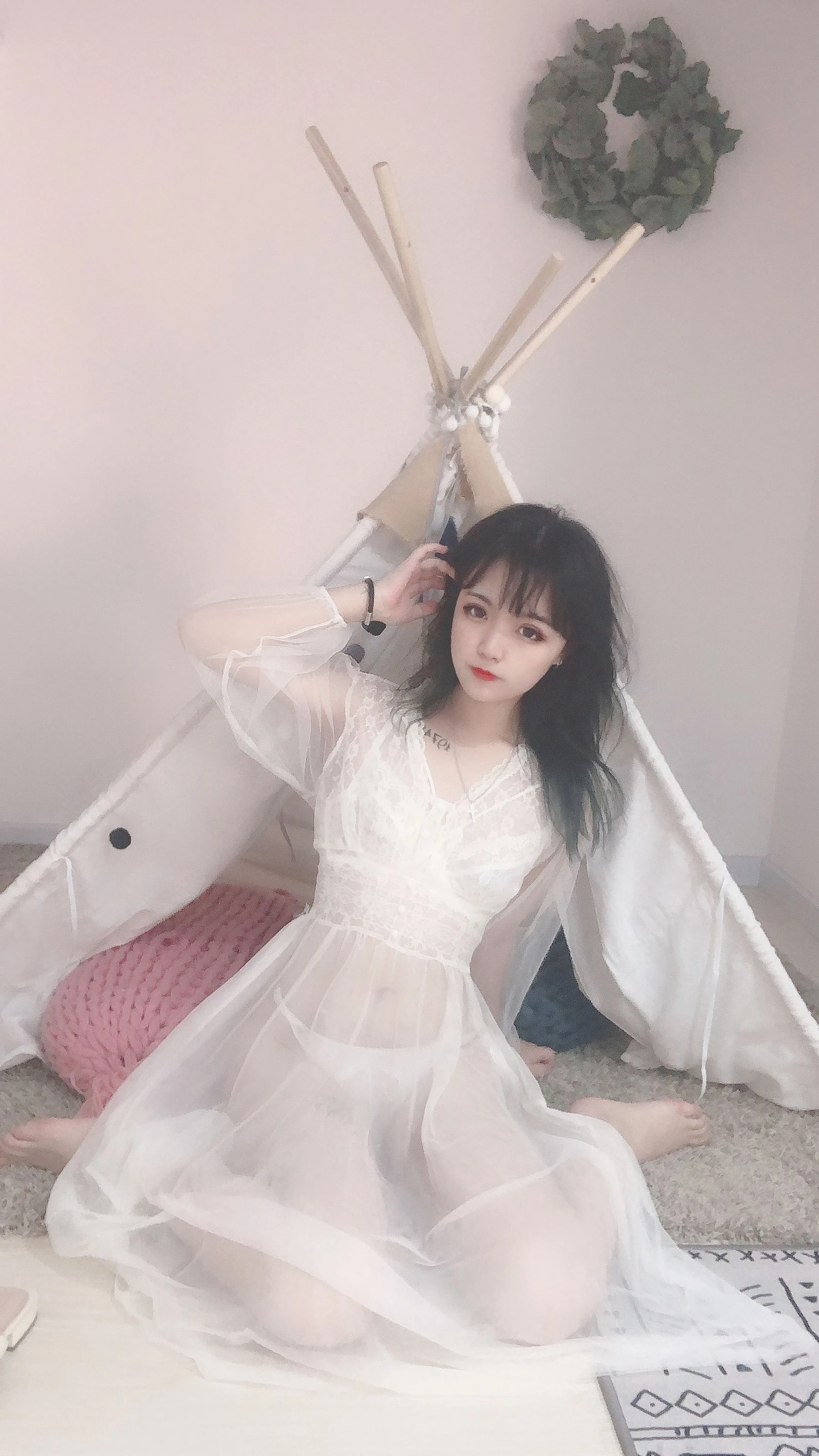 安妮 – 白色纱裙插图3