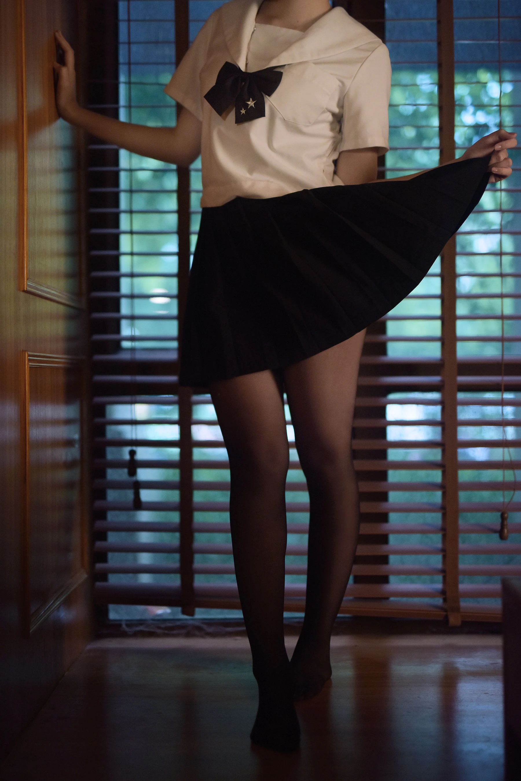 人气Coser二佐Nisa – 黑丝JK私房插图7