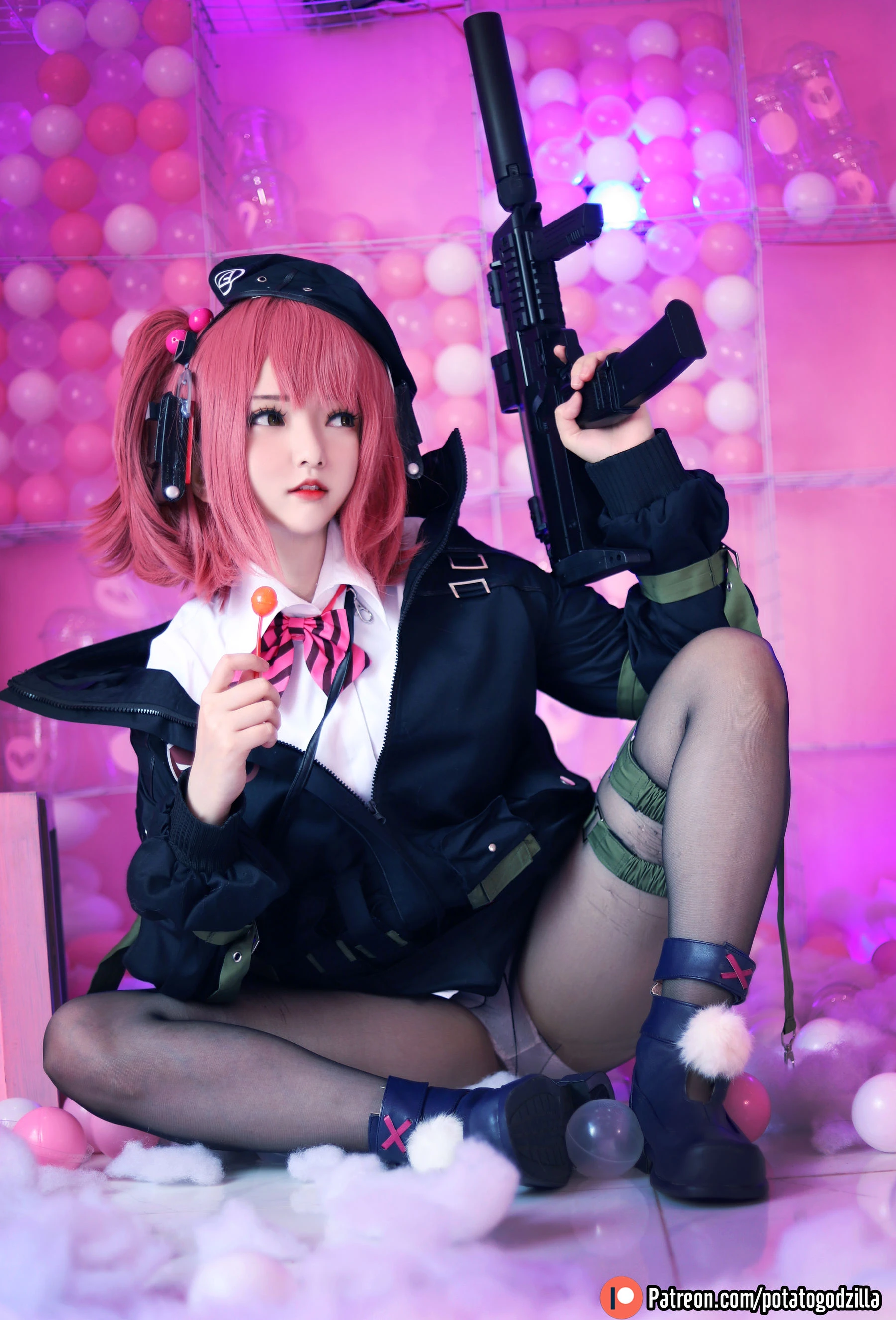 Coser小姐姐Potato Godzilla – MP7 (Girls Frontline)插图5