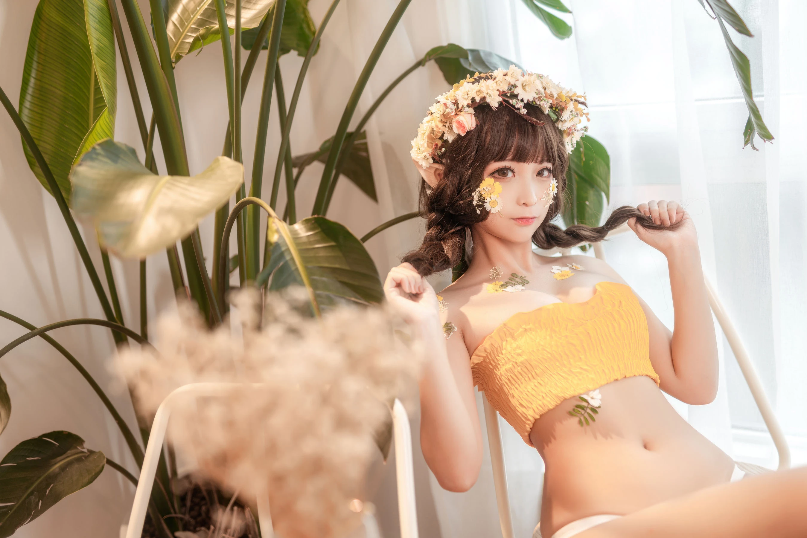 动漫博主蠢沫沫 – 尖耳国度 花精灵 [38P]插图5