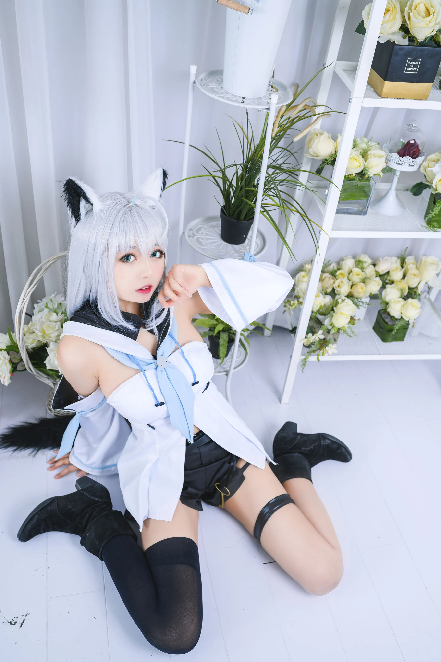 大眼萌妹黑猫猫OvO – 白上吹雪插图6