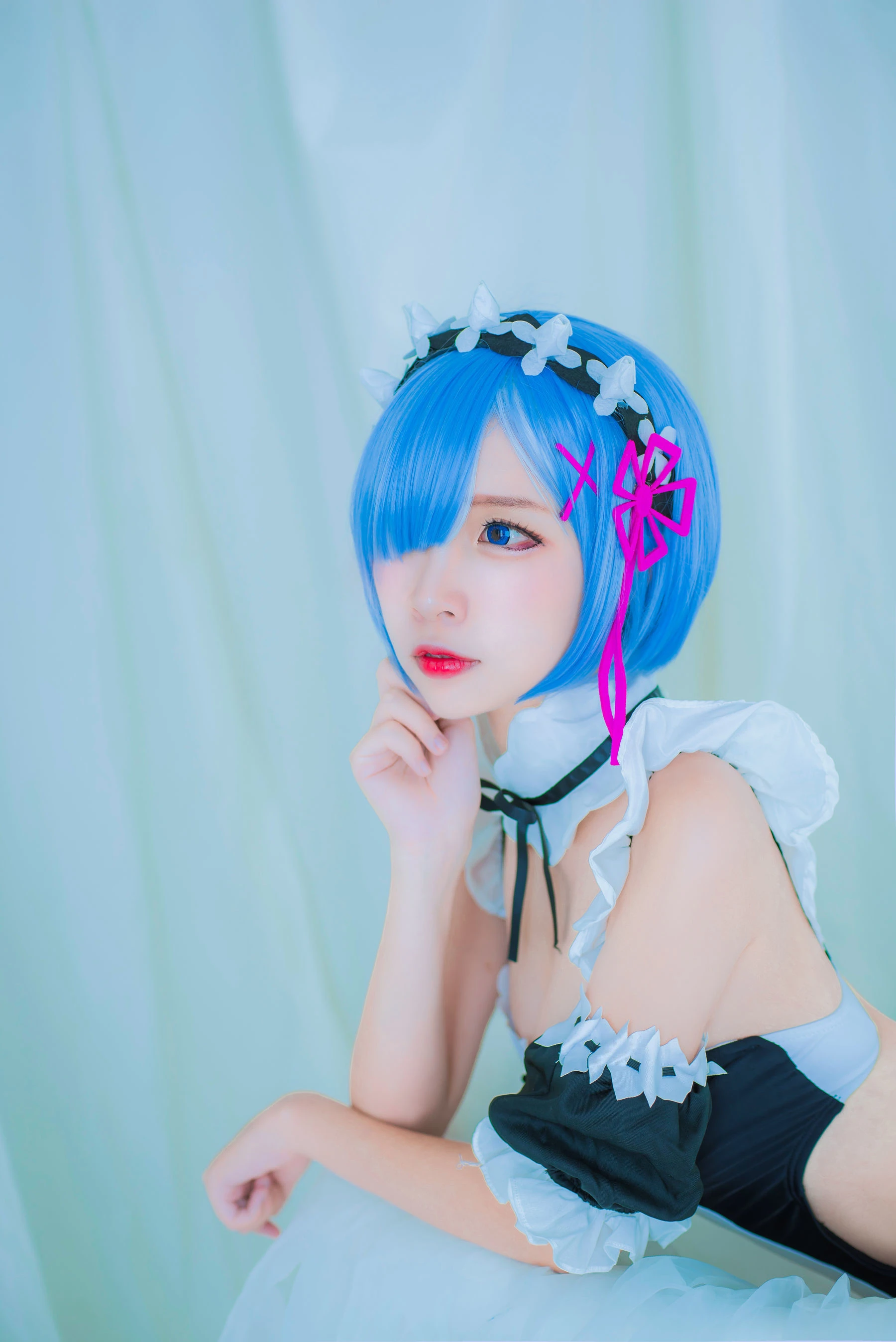 人气Coser二佐Nisa 蕾姆泳装插图7