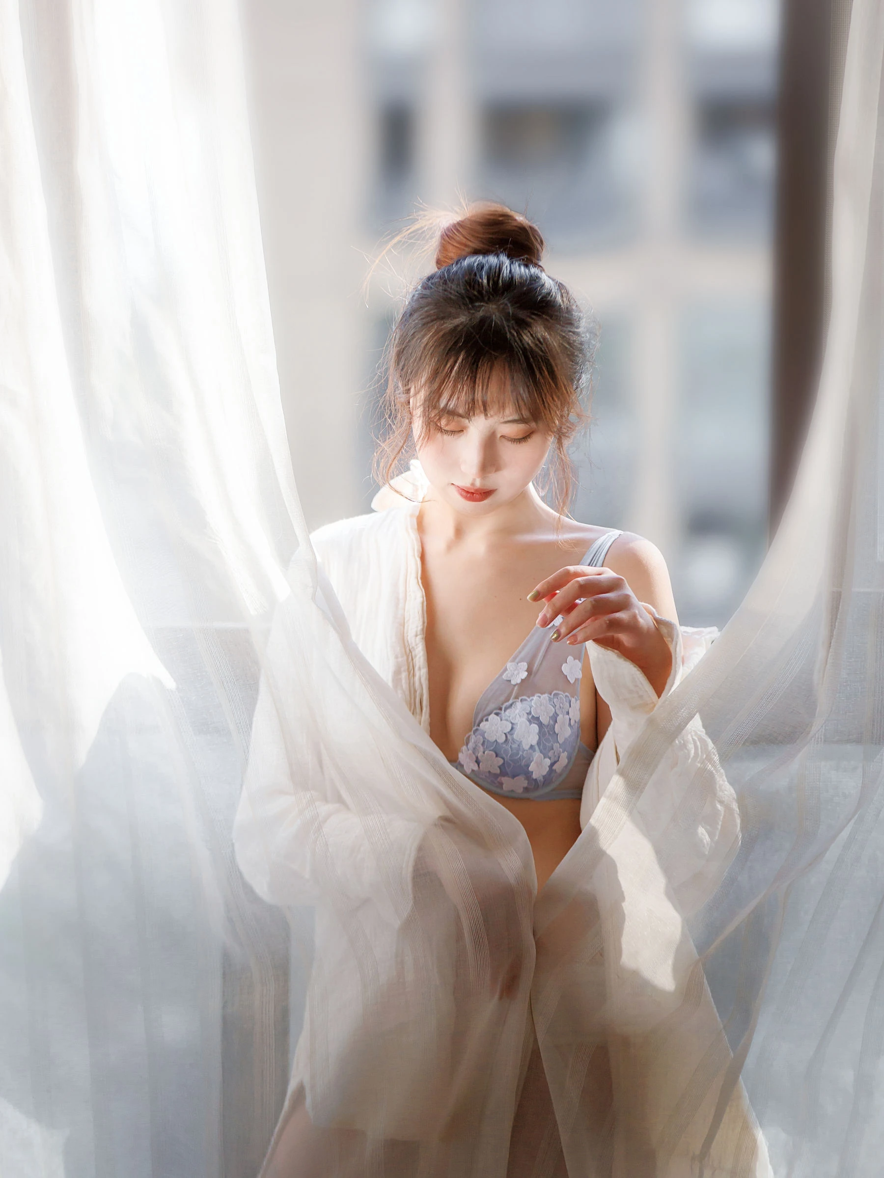 次元少女念雪ww – 居家蓝色插图5