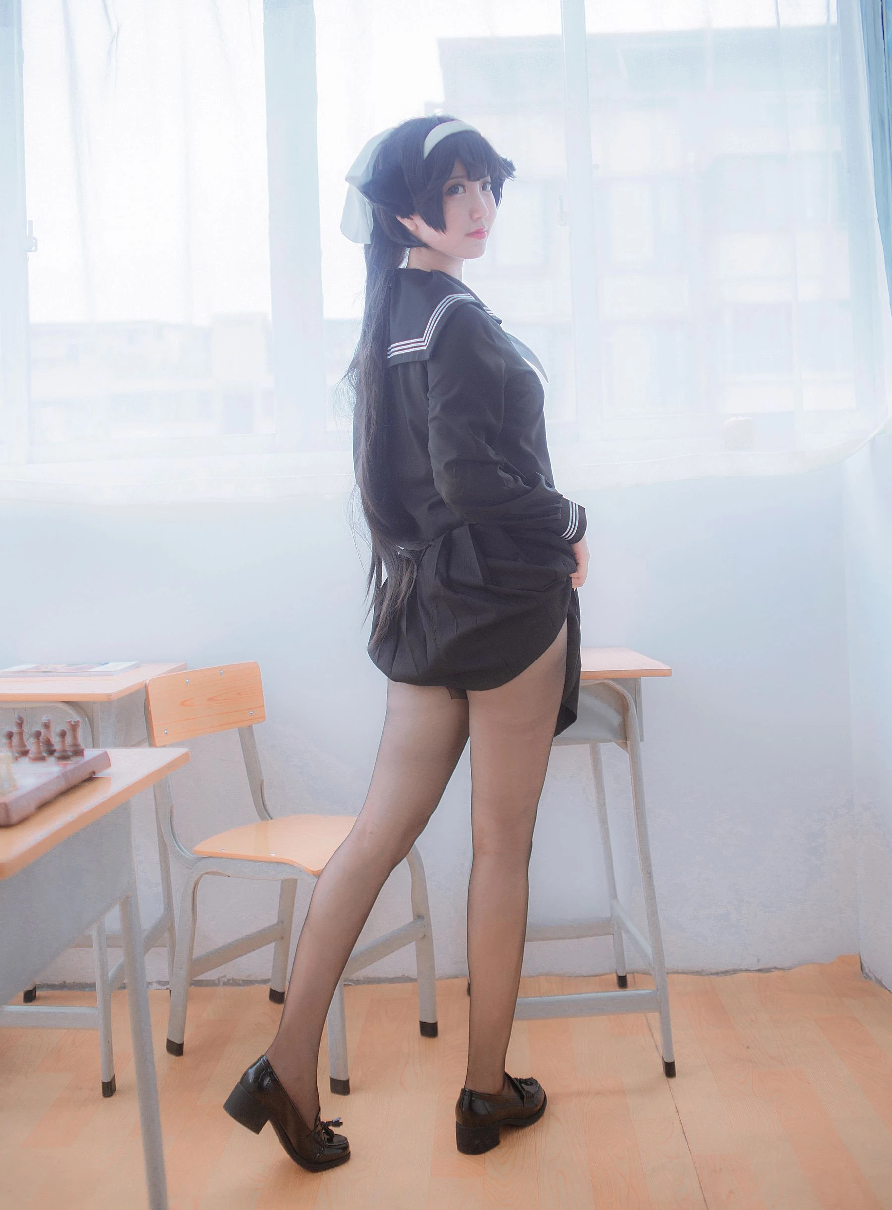 人气Coser黑川 獒犬制服插图8